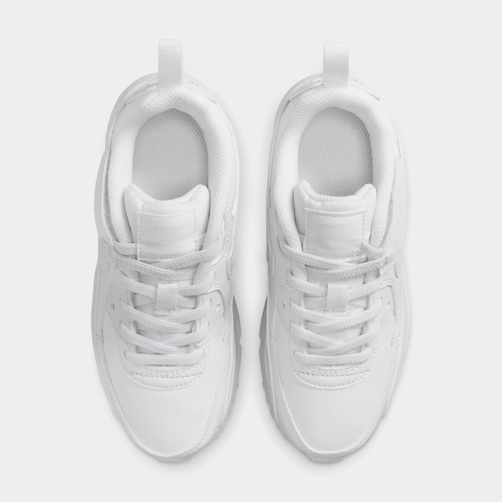 Nike Air Max 90 Easyon PS White / Metallic Silver elevated - heel running option