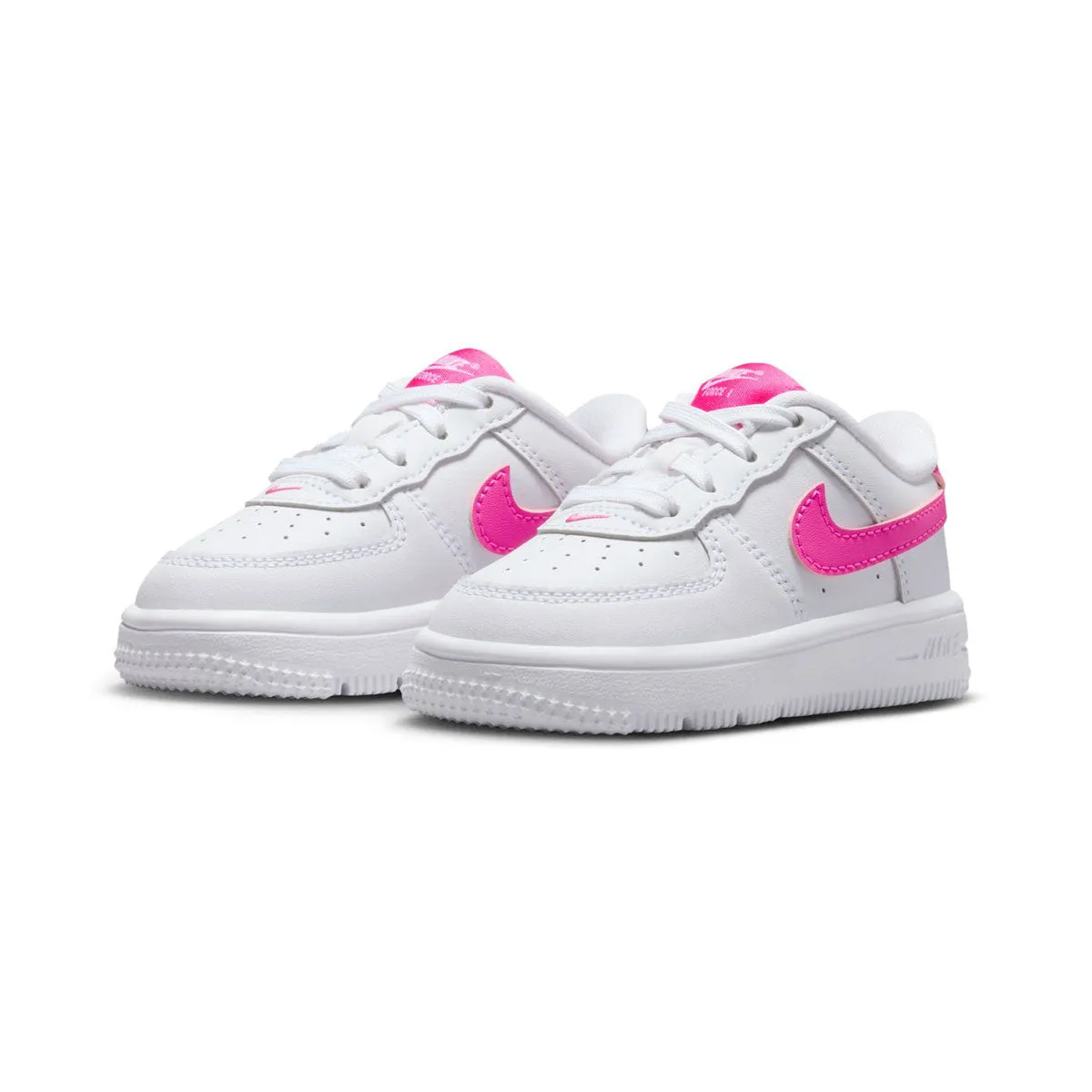 Relaxed Fit Shoes Nike Force 1 Low 'White Laser Fuchsia' Baby/Toddler Shoes