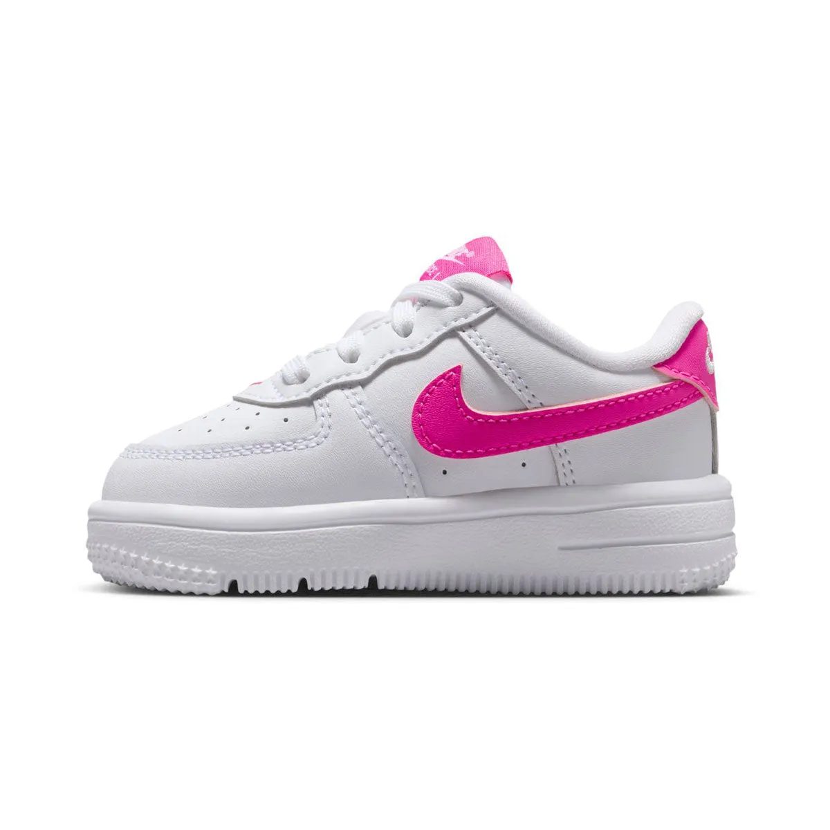 Dusk Hike Nike Force 1 Low 'White Laser Fuchsia' Baby/Toddler Shoes