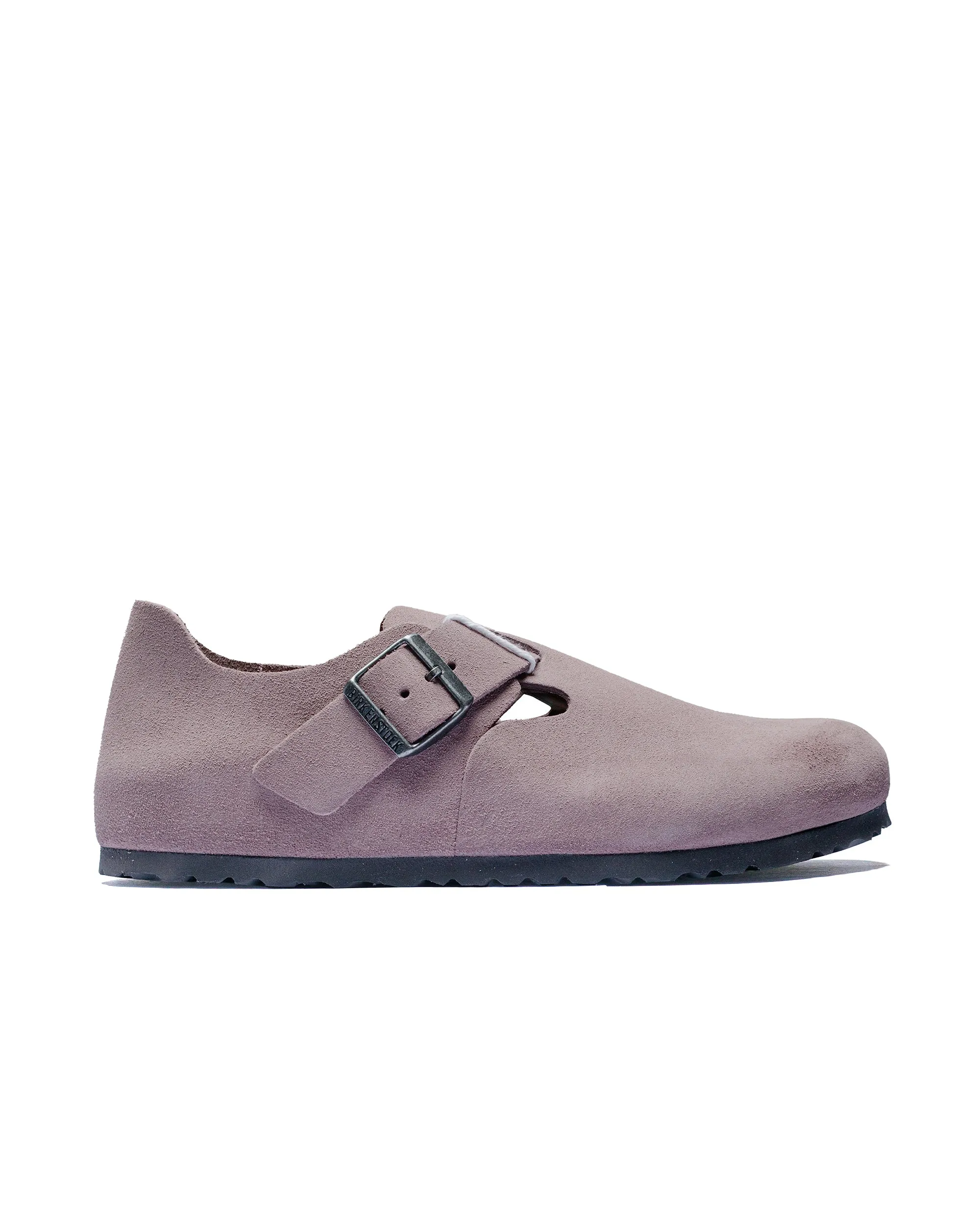 Birkenstock London Faded Purple Suede Purple