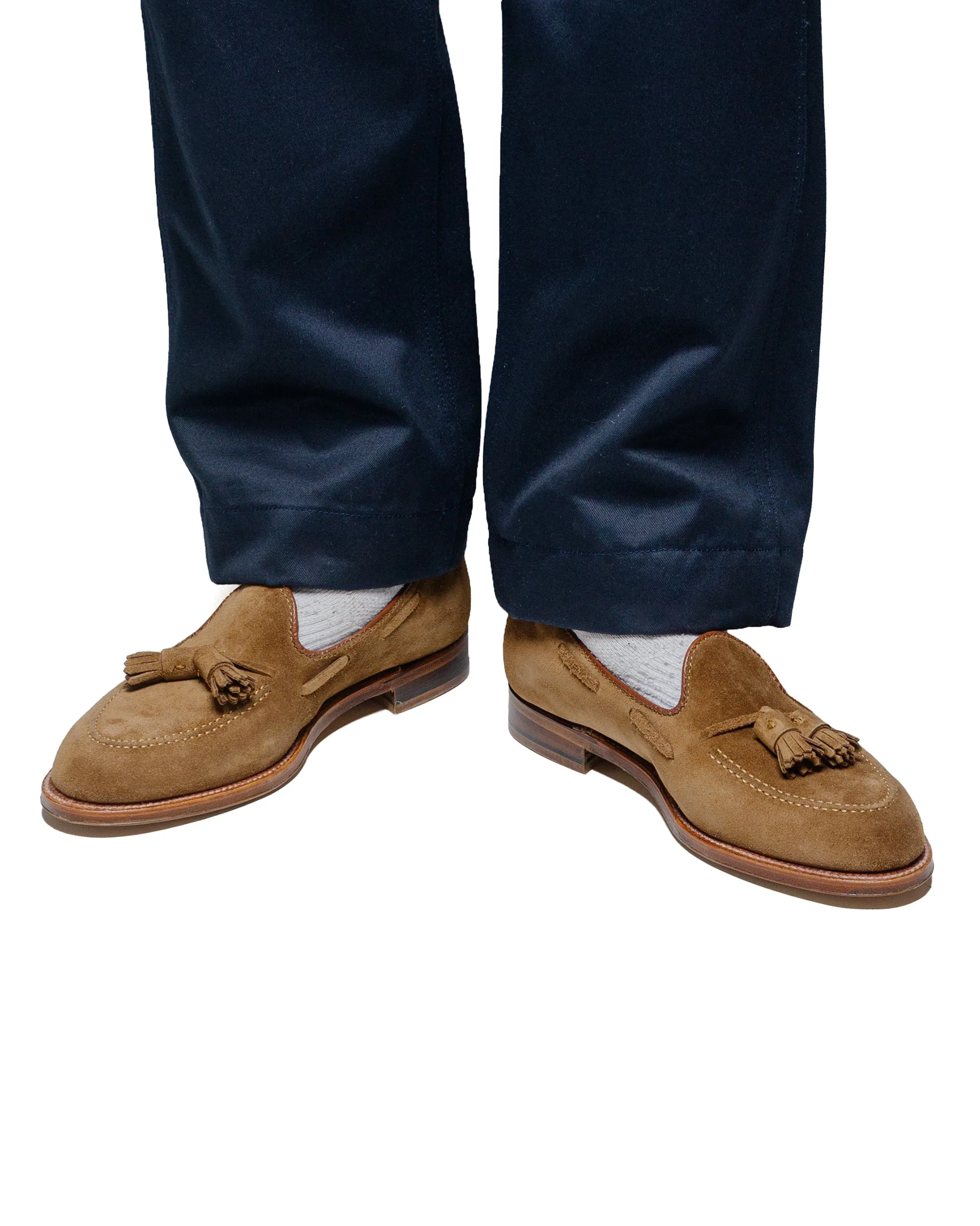least adjustable Alden Tassel Loafer Snuff Suede 3403