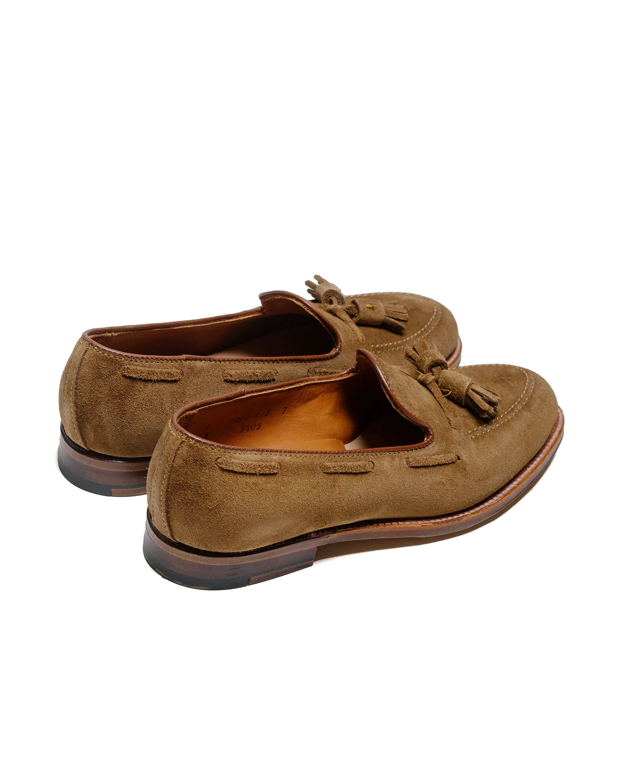 Secure fit daily - use Alden Tassel Loafer Snuff Suede 3403