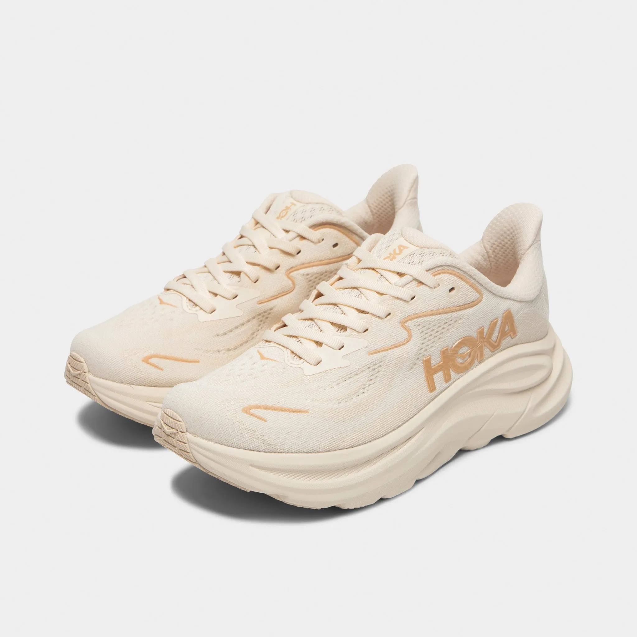 Zumba Comfortable Collar Hoka Women's Clifton 10 Vanilla / Birch