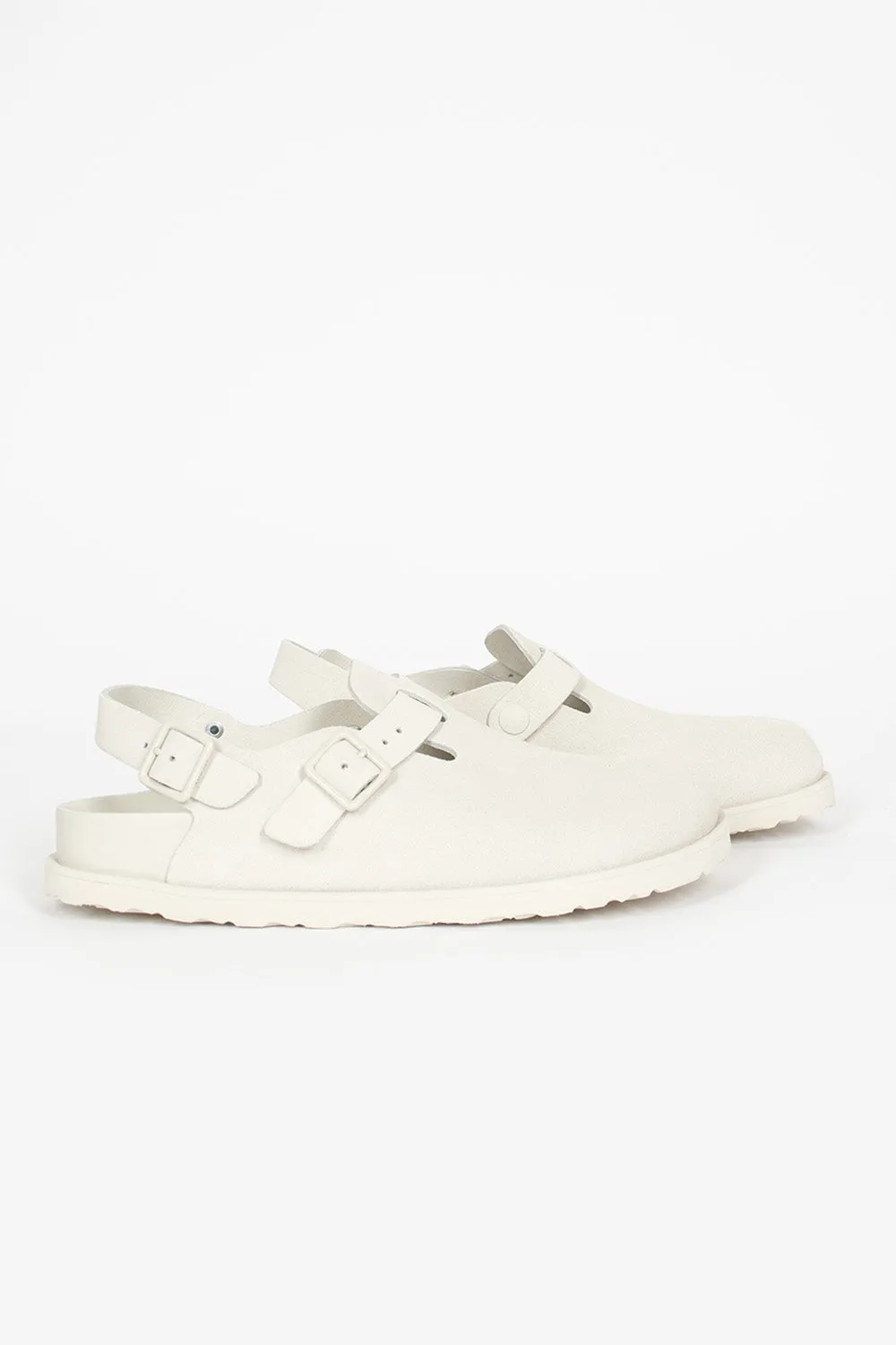 Tokio Suede Clog Bone Low Profile Remote Hiking