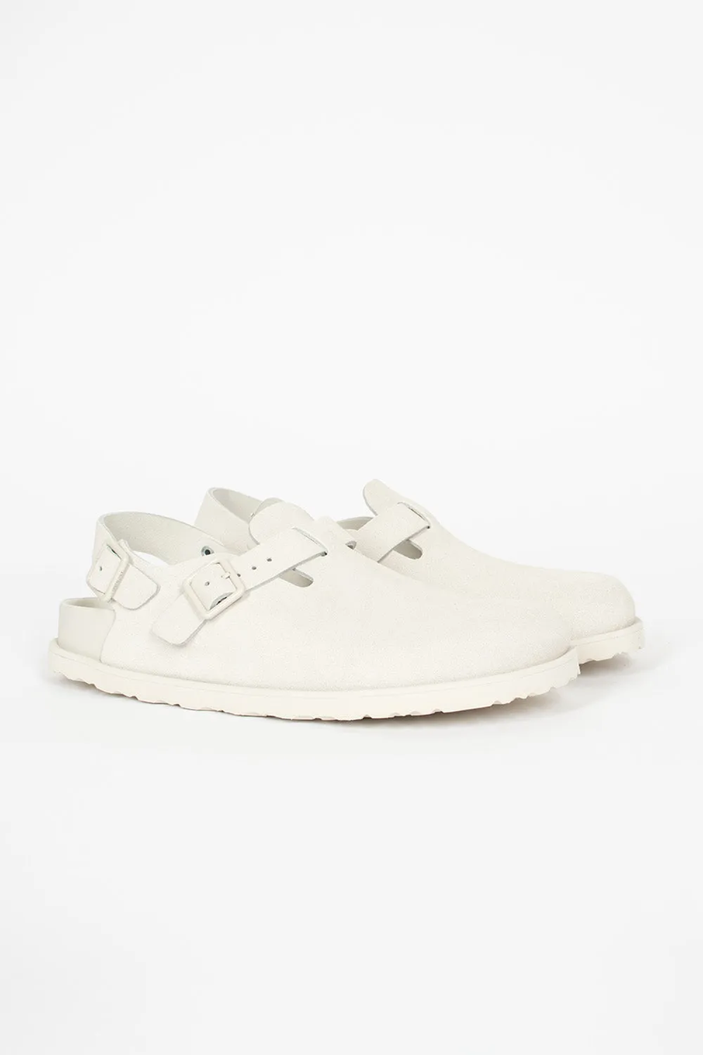 Camouflage Pattern Tokio Suede Clog Bone