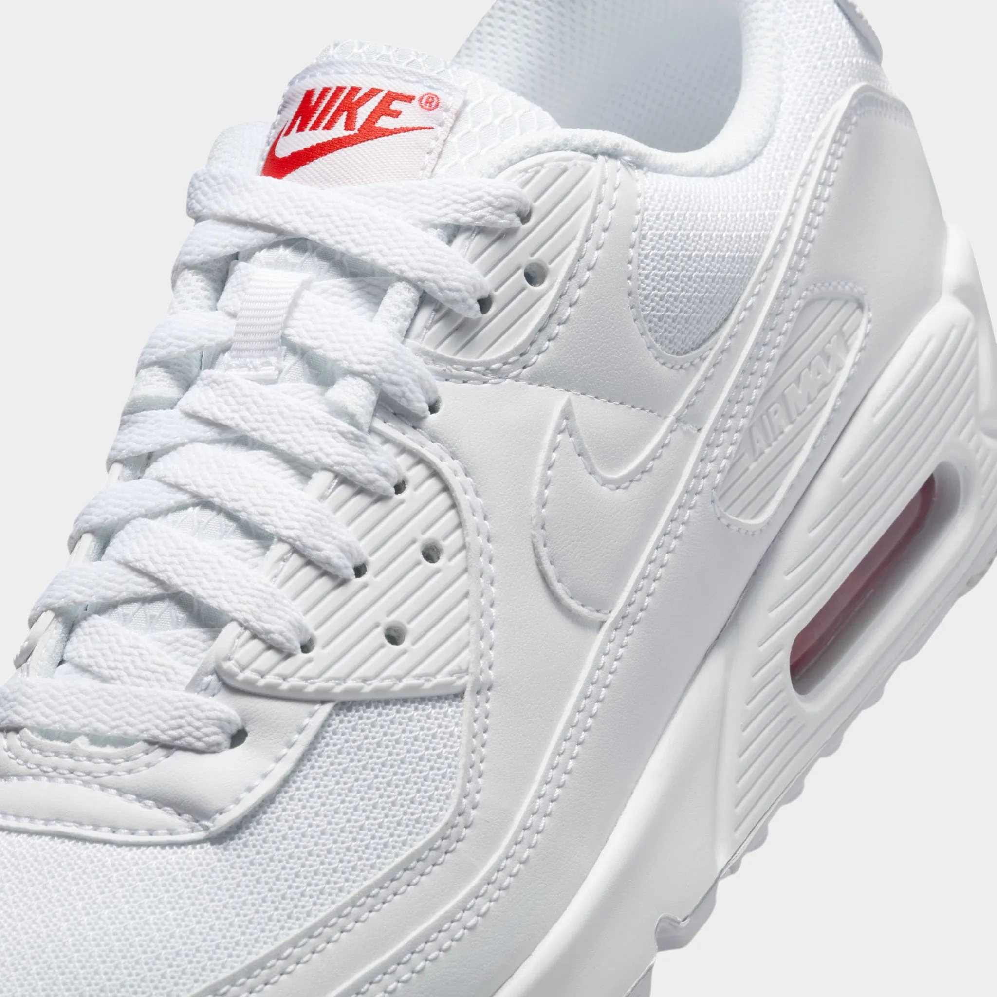 Nike Air Max 90 White / White Crimson running technique improvement
