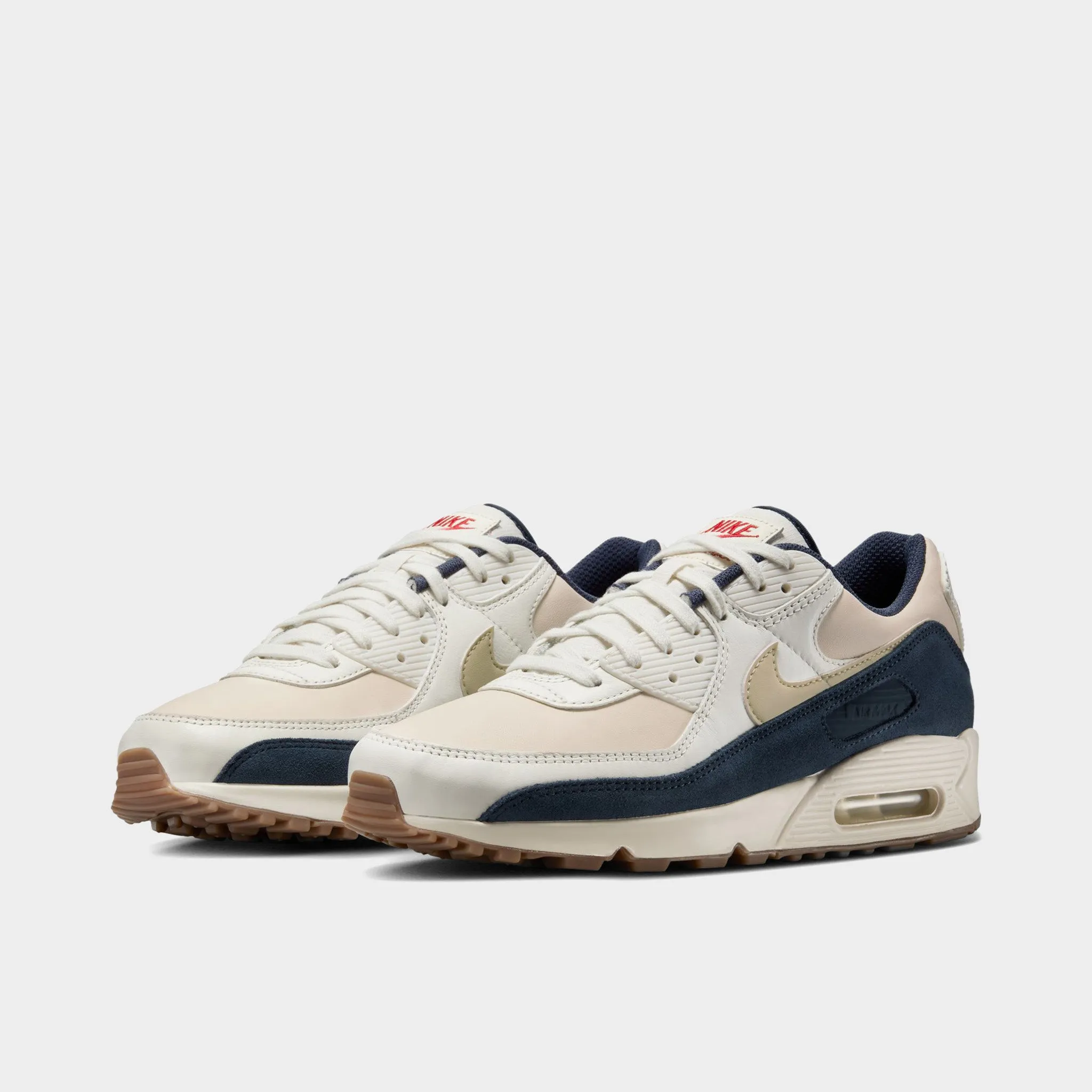 Nike Air Max 90 PRM Pale Ivory / Light Khaki fitness enthusiasts' shoes