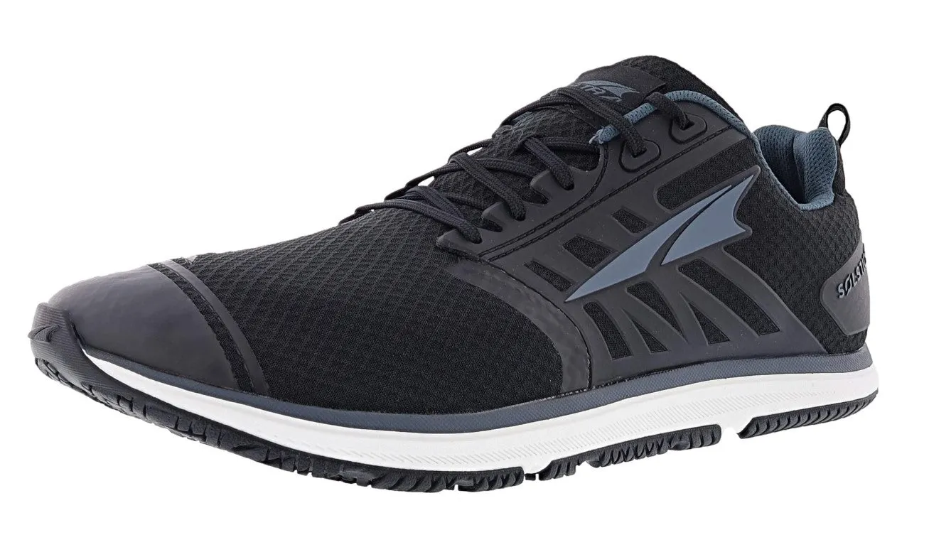 Altra Men's Solstice XT 2 Cross-Trainer Running Shoes running in a subway station area shoes