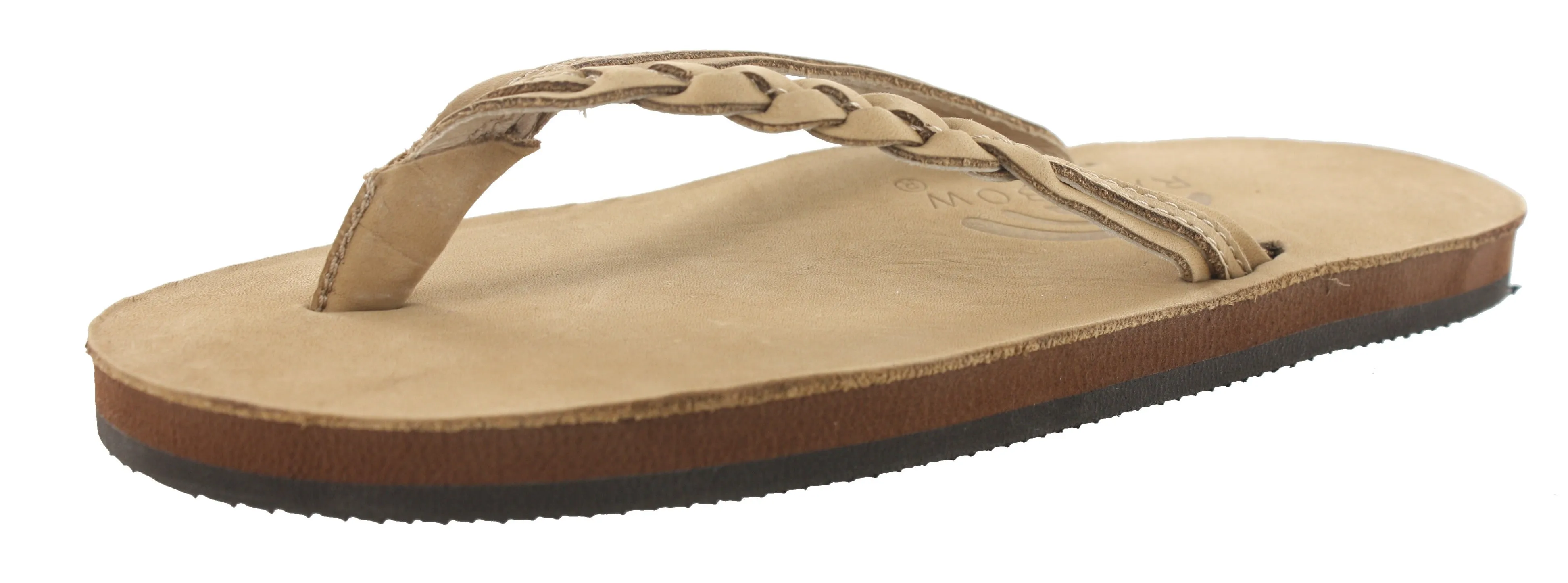 Slip-Resistant Sole Relaxed Footwear Rainbow Flirty Braidy Sandals Women With Arch Support