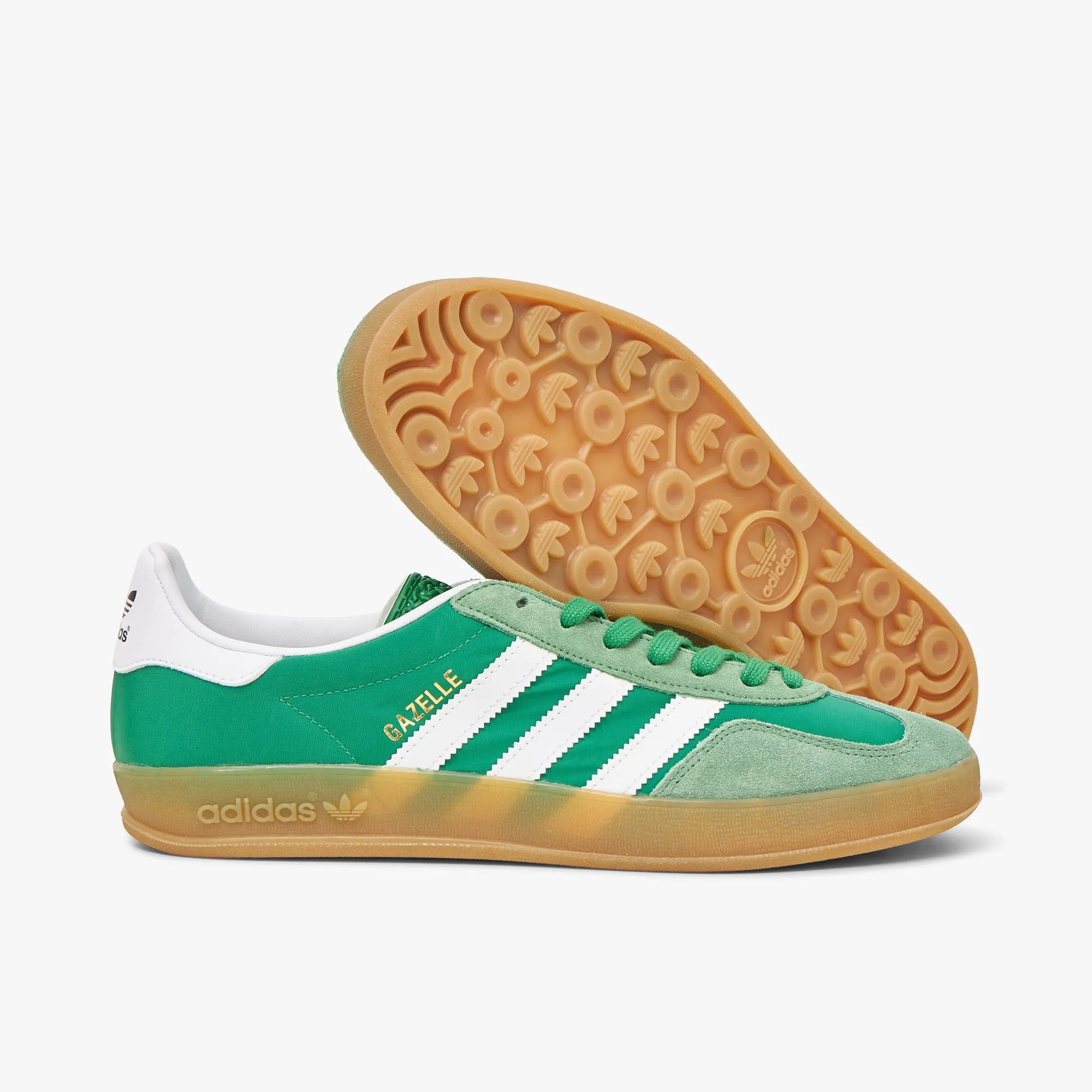 Winter Vibe adidas Originals Gazelle Indoor Green / Fwtr White - Hazy Green