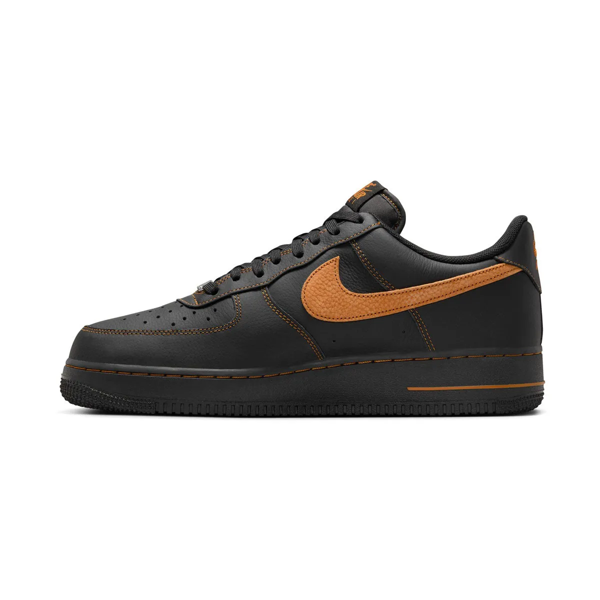 Nike Air Force 1 '07 LV8 'Black Desert Ochre' Men's Shoes Mesh Flow