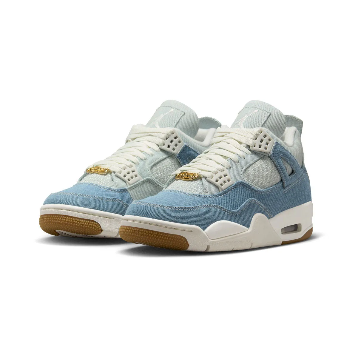 Step Light Club Edge Air Jordan 4 Retro 'Denim Worn Blue' Women's Shoe