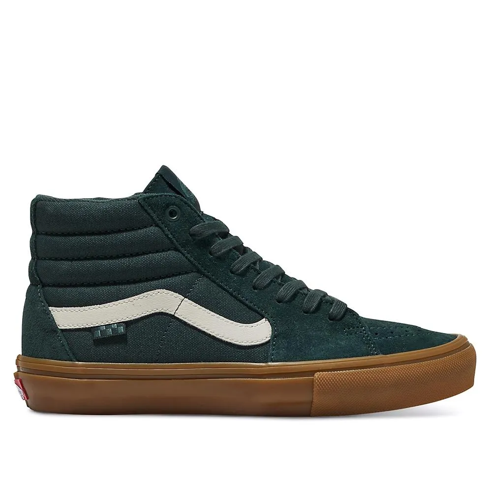 Quick Landing Vans Skate Sk8-Hi - Dark Green/Gum