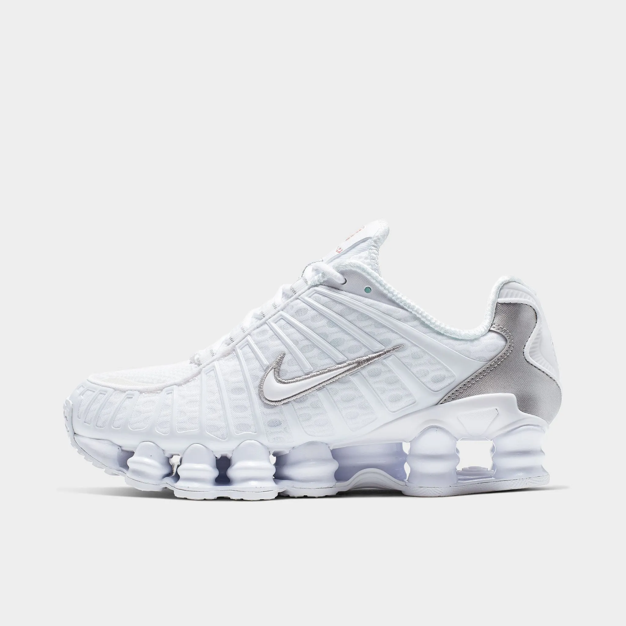 supination - control shoes Amateur athletes Nike Women's Shox TL White / White - Metallic Silver
