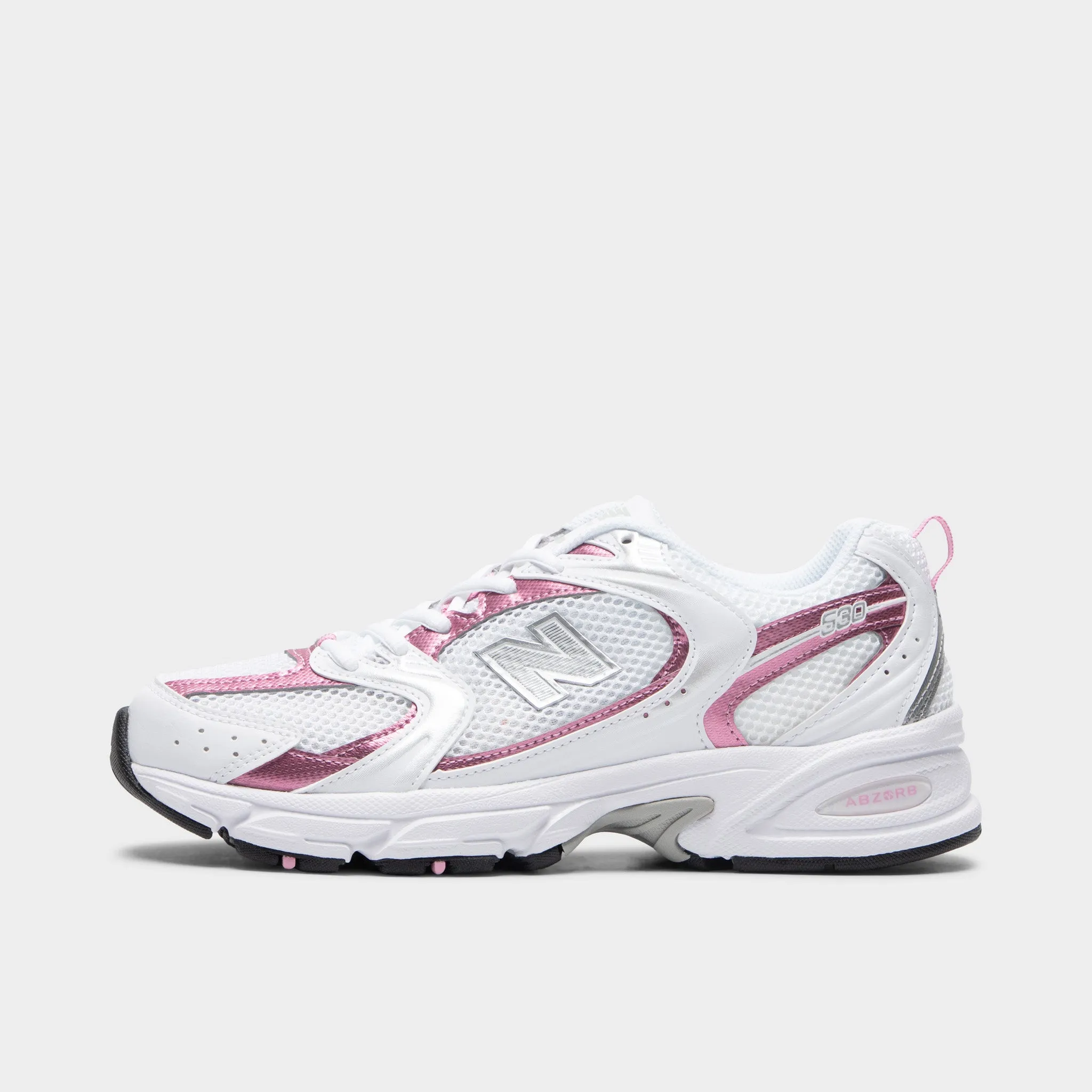 New Balance 530 White / Pink Sugar low - arch shoe aid