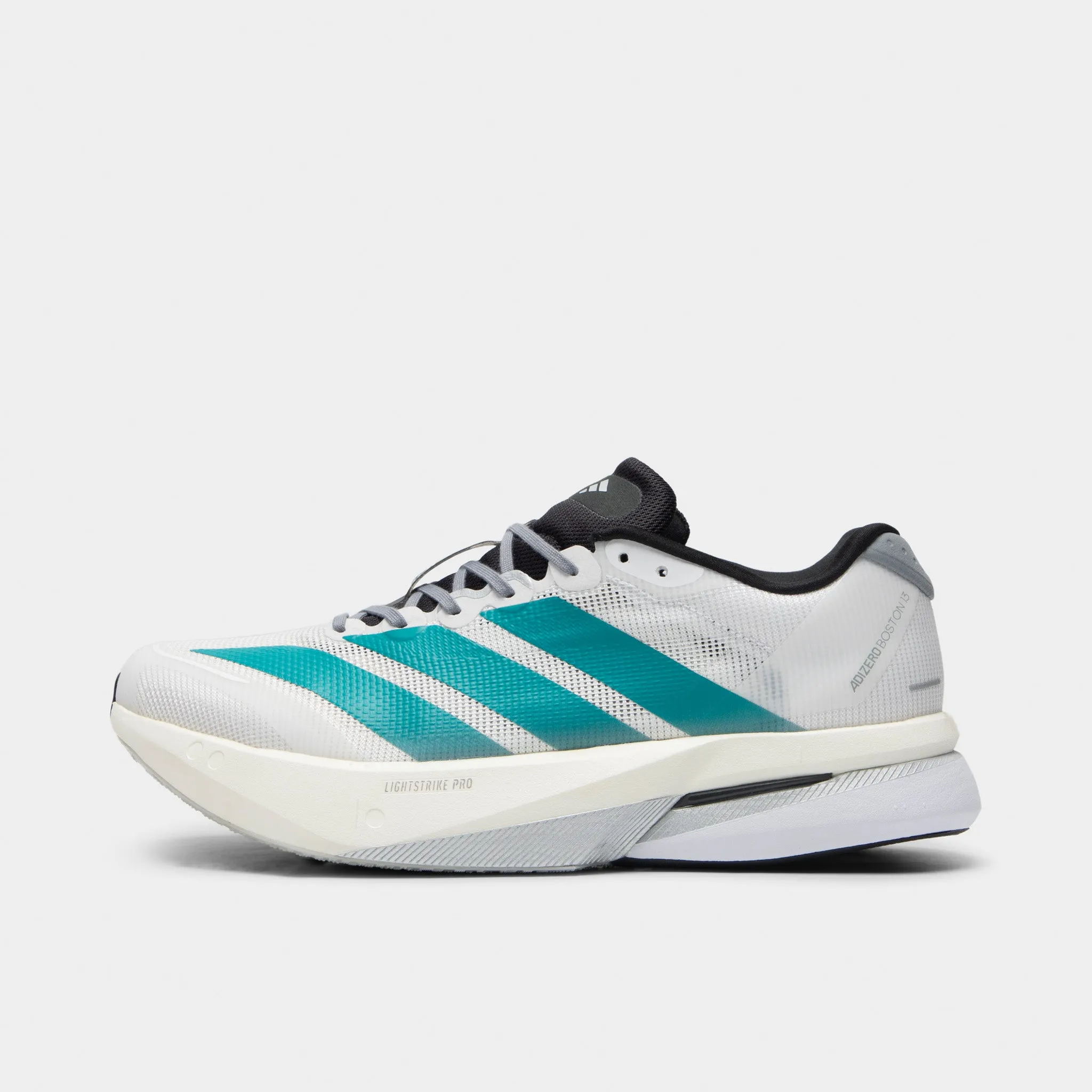 adidas Adizero Boston 13 White / Pure Tea - Grey Wide - base