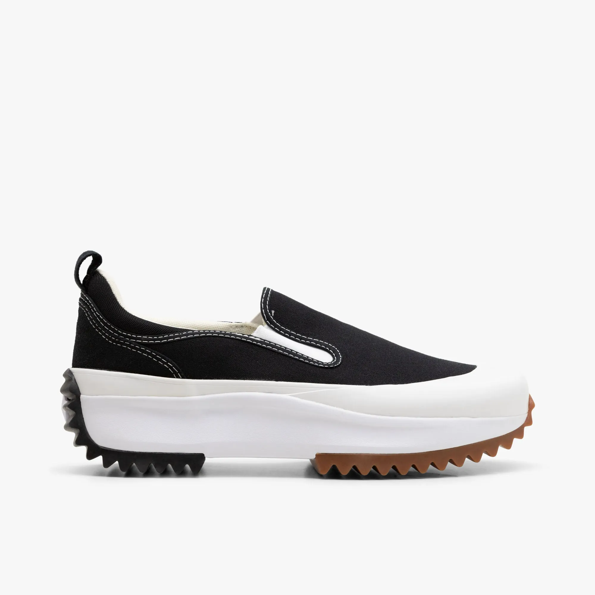 Tough Form Board Zone Converse Run Hike Slip Platform Black / White