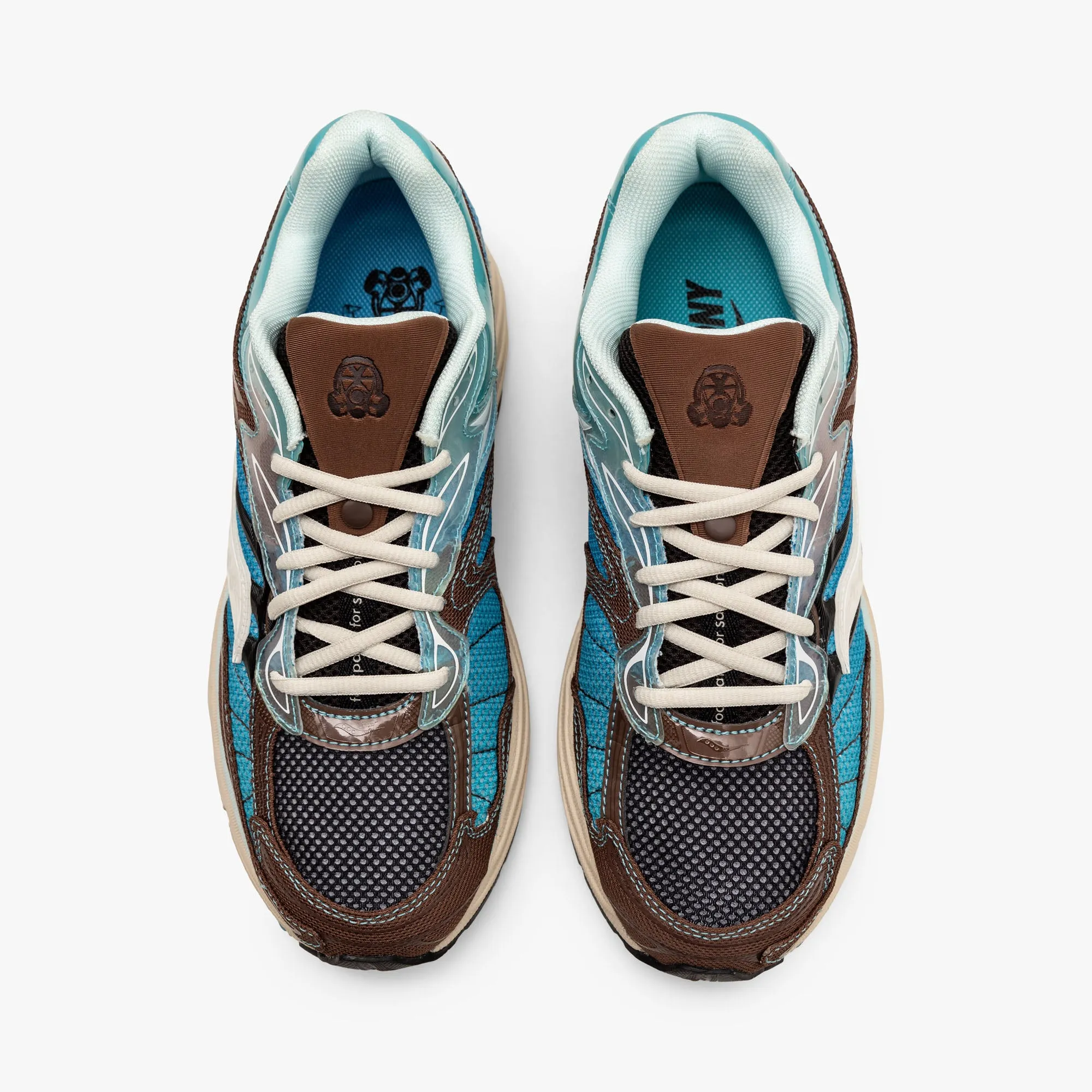 wave - cushion shoes running pants Saucony x Footpatrol ProGrid Omni 9