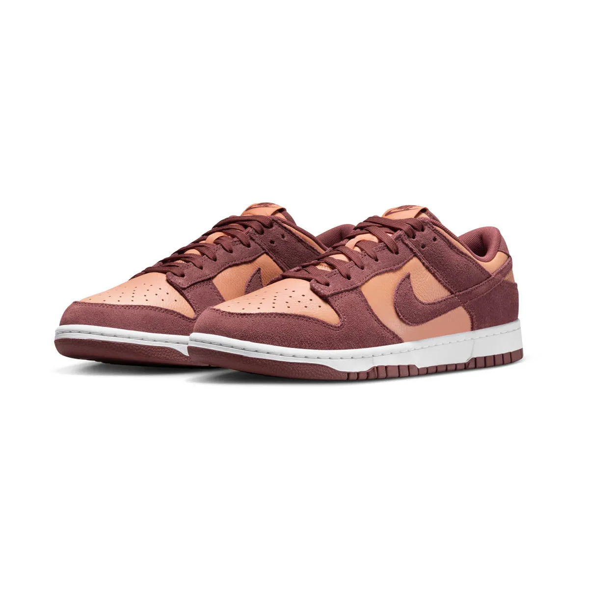 Smooth Surface Nike Dunk Low Retro SE Leather/Suede 'Amber Brown' Men's Shoes