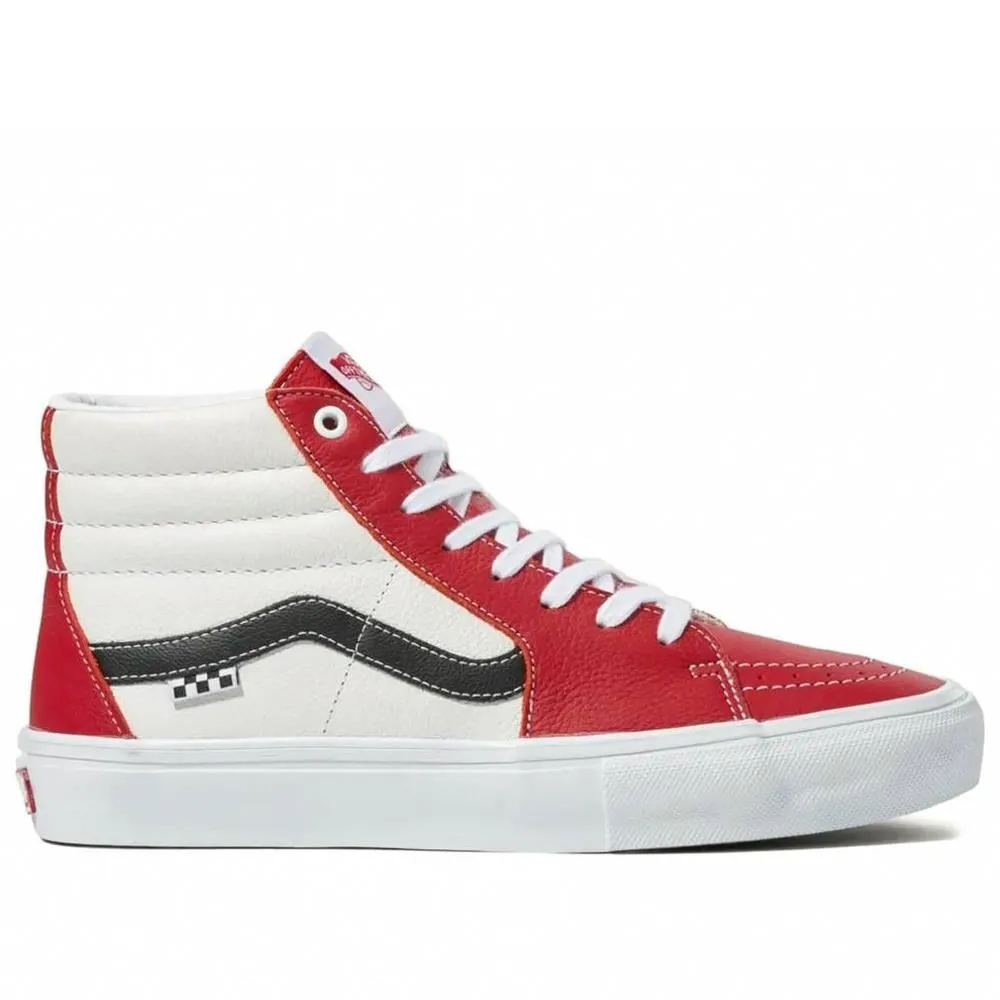 City Wear Vans Skate Sk8-Hi Sport Leather - Chilli Pepper/White