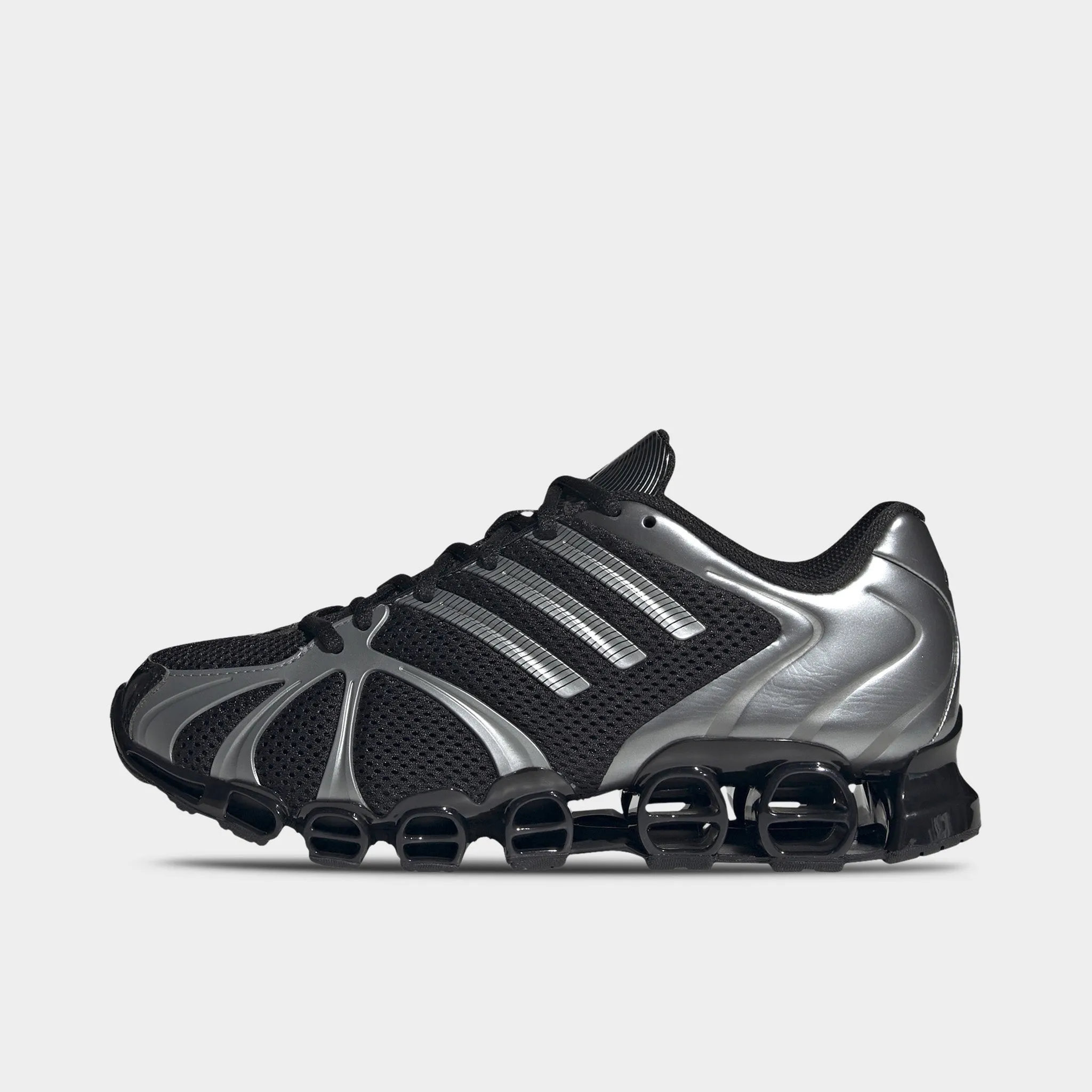 adidas Women's Mega Ghostride Core Black / Iron Metallic - Black hiking running shoes long - distance endurance