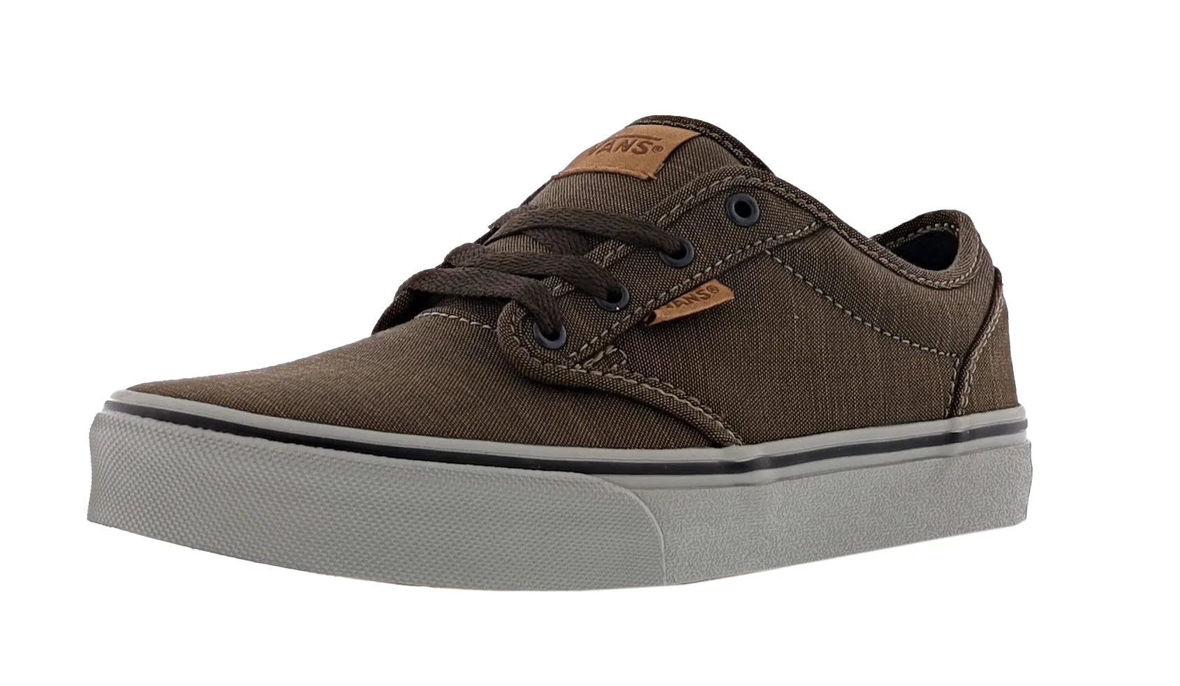 Skater Ready Fit Vans Kid's Atwood Textile Low Skate Shoes