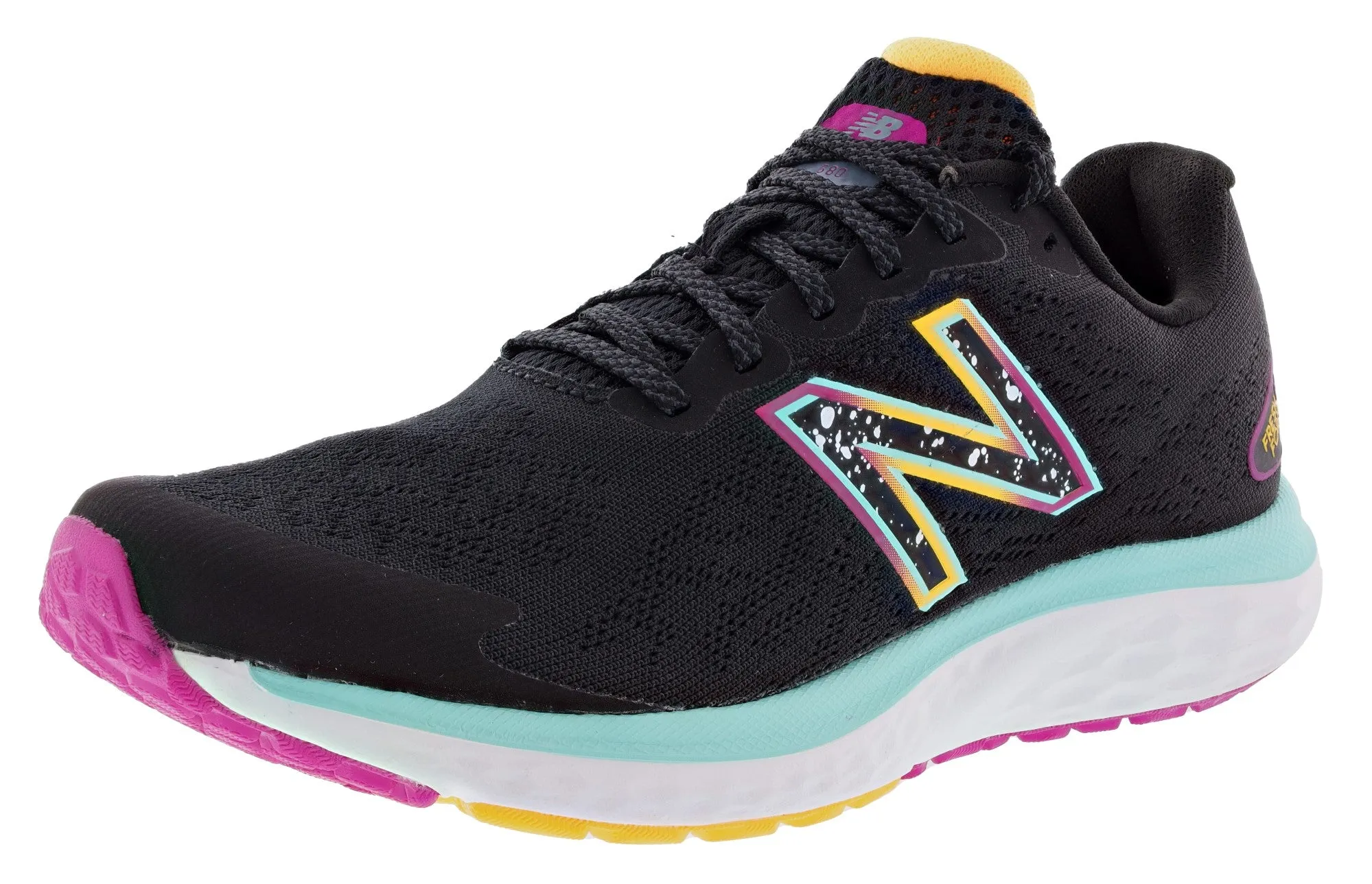 New Balance 680 v7 Women's Lightweight Cushioning Running Shoes bodybuilding toe protection style