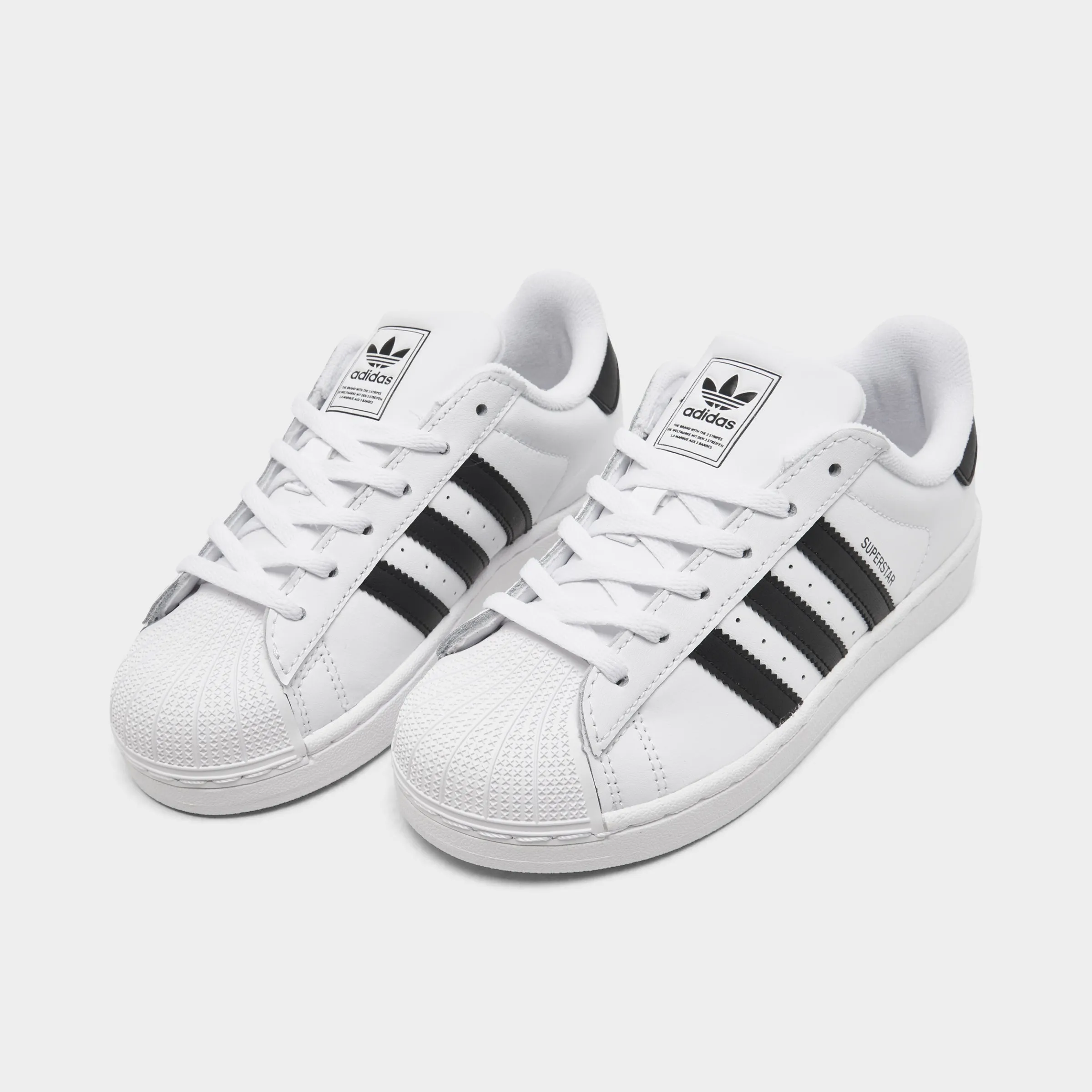 adidas Children's Superstar 2 Footwear White / Core Black Training Day Use Durable Gear