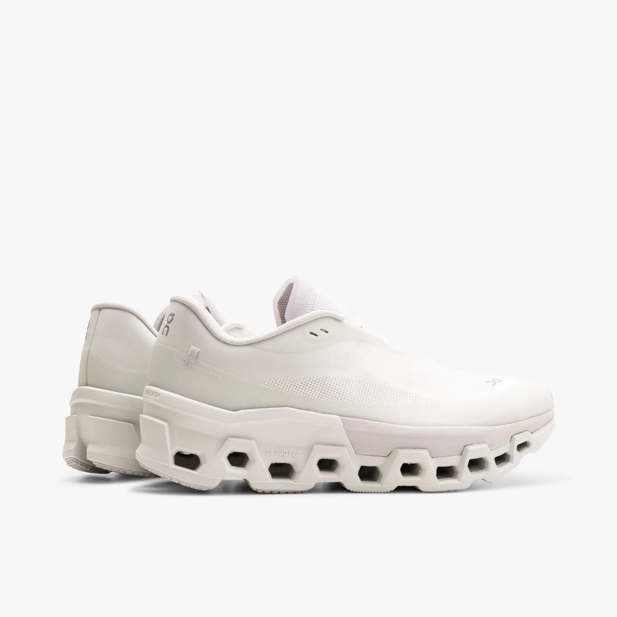 zero - drop shoes On x PAF Cloudmonster 2 Vapor / Frost