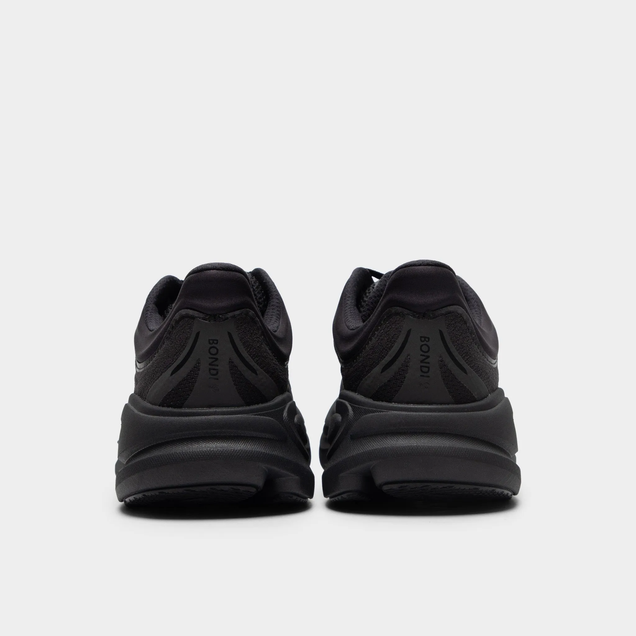 winter running footwear Hoka Women's Bondi 9 Black / Black