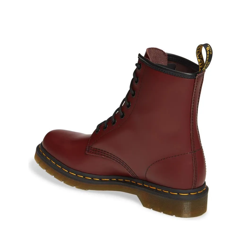 Dr. Martens Men's 1460 Cherry Red Smooth Protective Cushioning Breathable All Day Wear