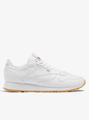 running in a tundra area Classic Leather Unisex