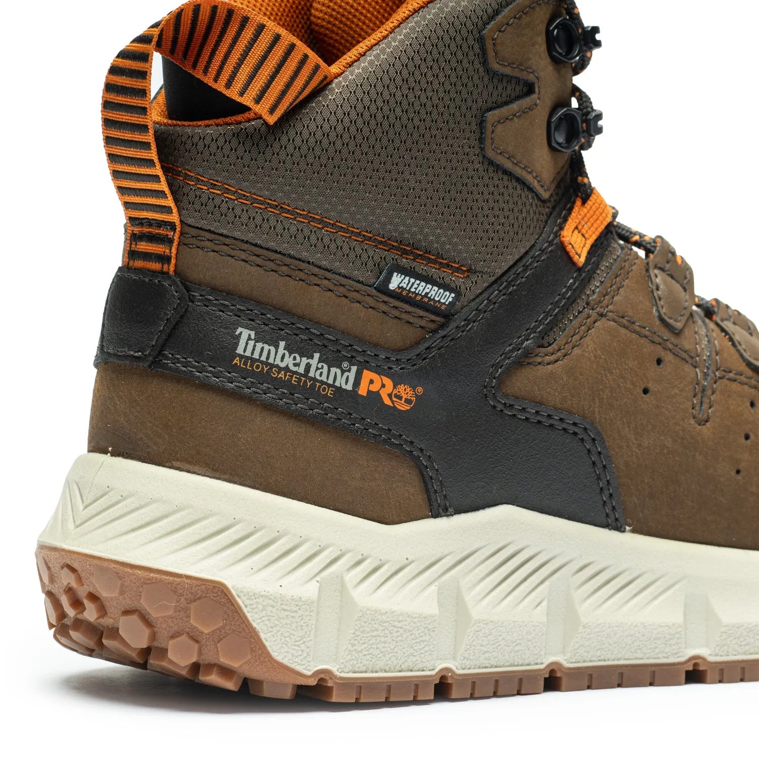 Tempe Men's 6" Aluminum Toe Work Boots A63XB Stable Hike Fit