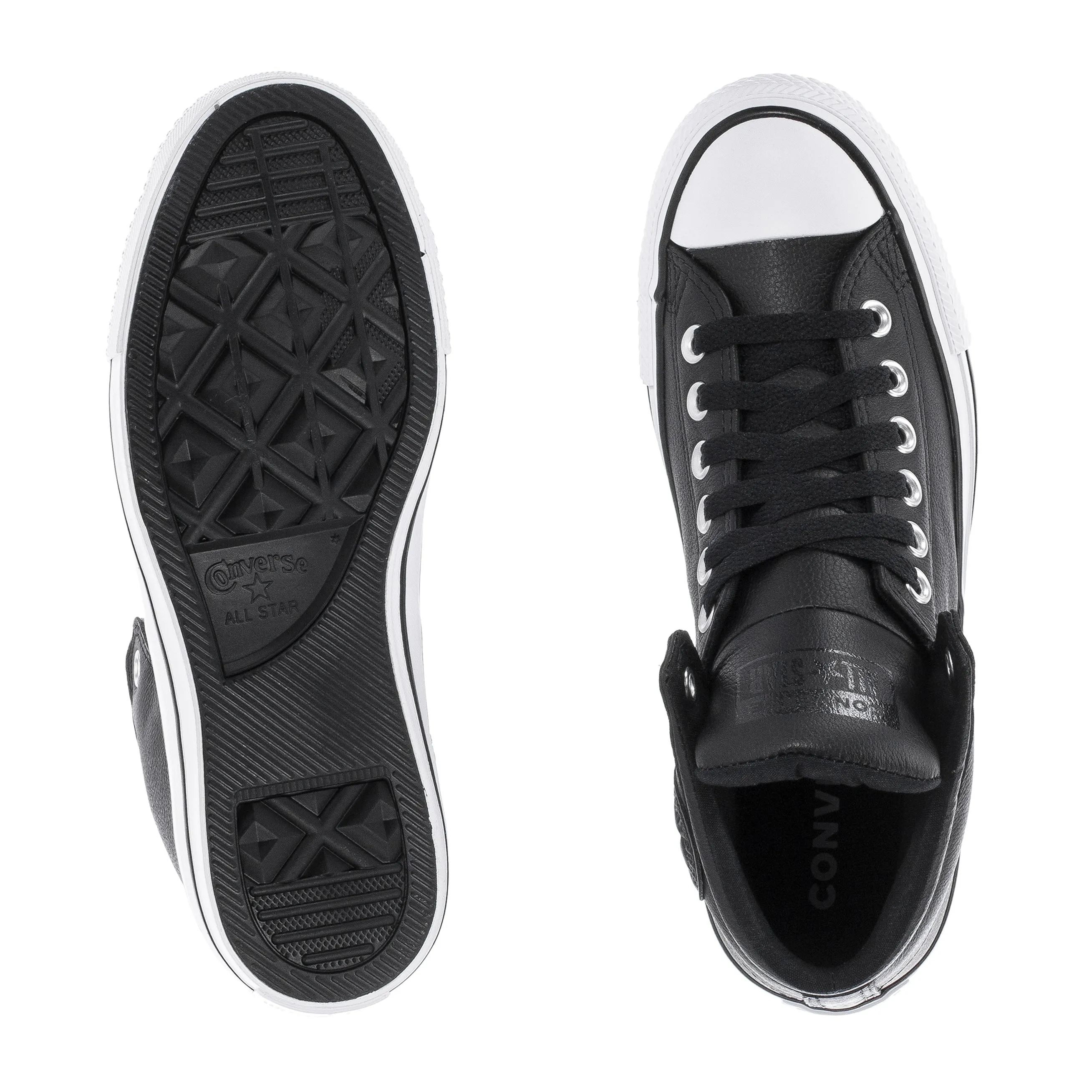 Adaptive Tension Zones Strong Finish Chuck Taylor High Street Mid Leather - Mens