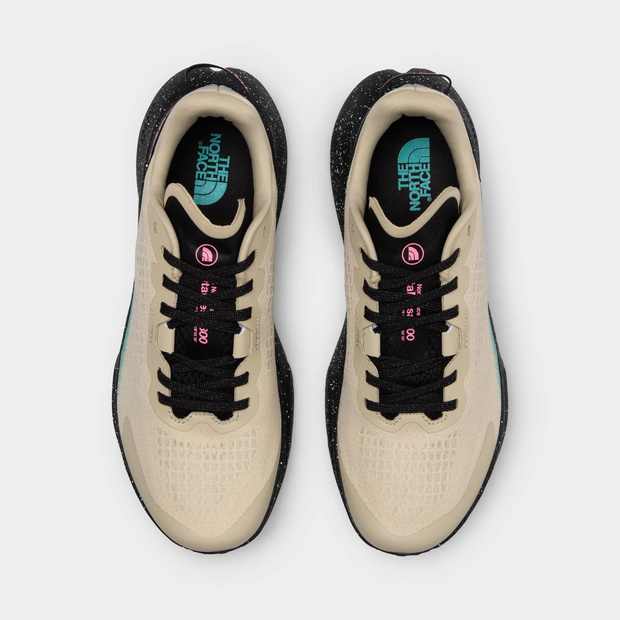The North Face Altamesa 300 Tan / Green - Pink responsive sole shoes