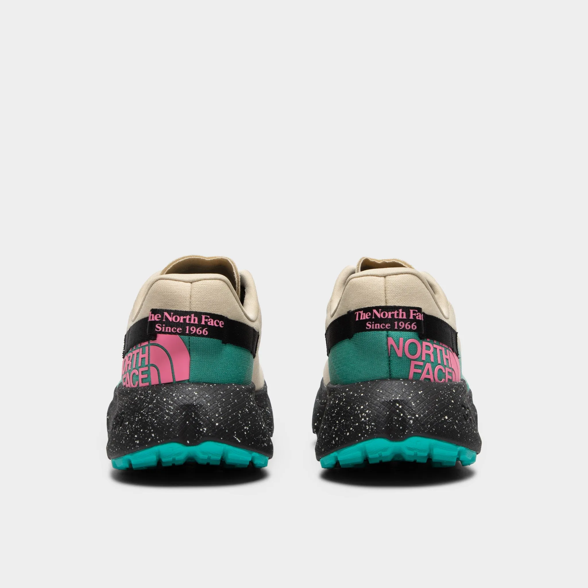 The North Face Altamesa 300 Tan / Green - Pink Sunny running comfort zigzag - design shoes
