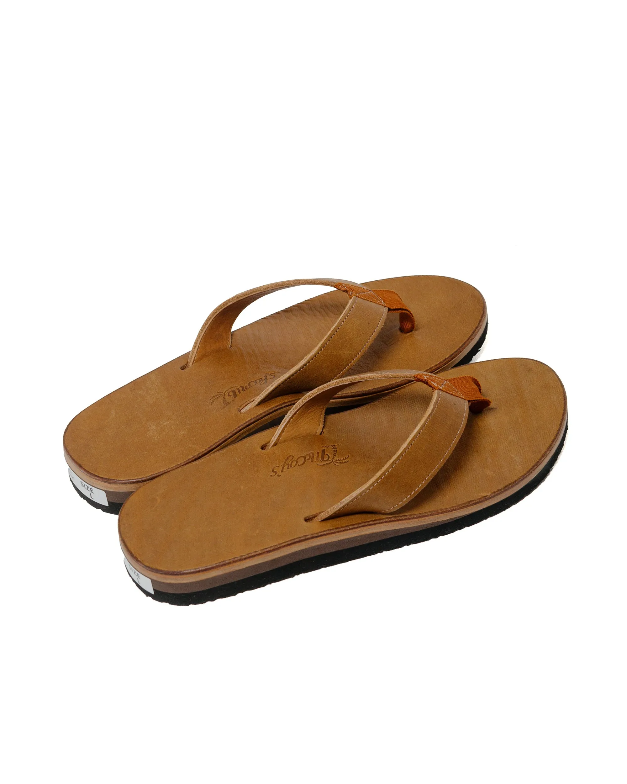 Ultimate materials work - related features The Real McCoy's MA24011 Leather Arched Sandal Raw Sienna