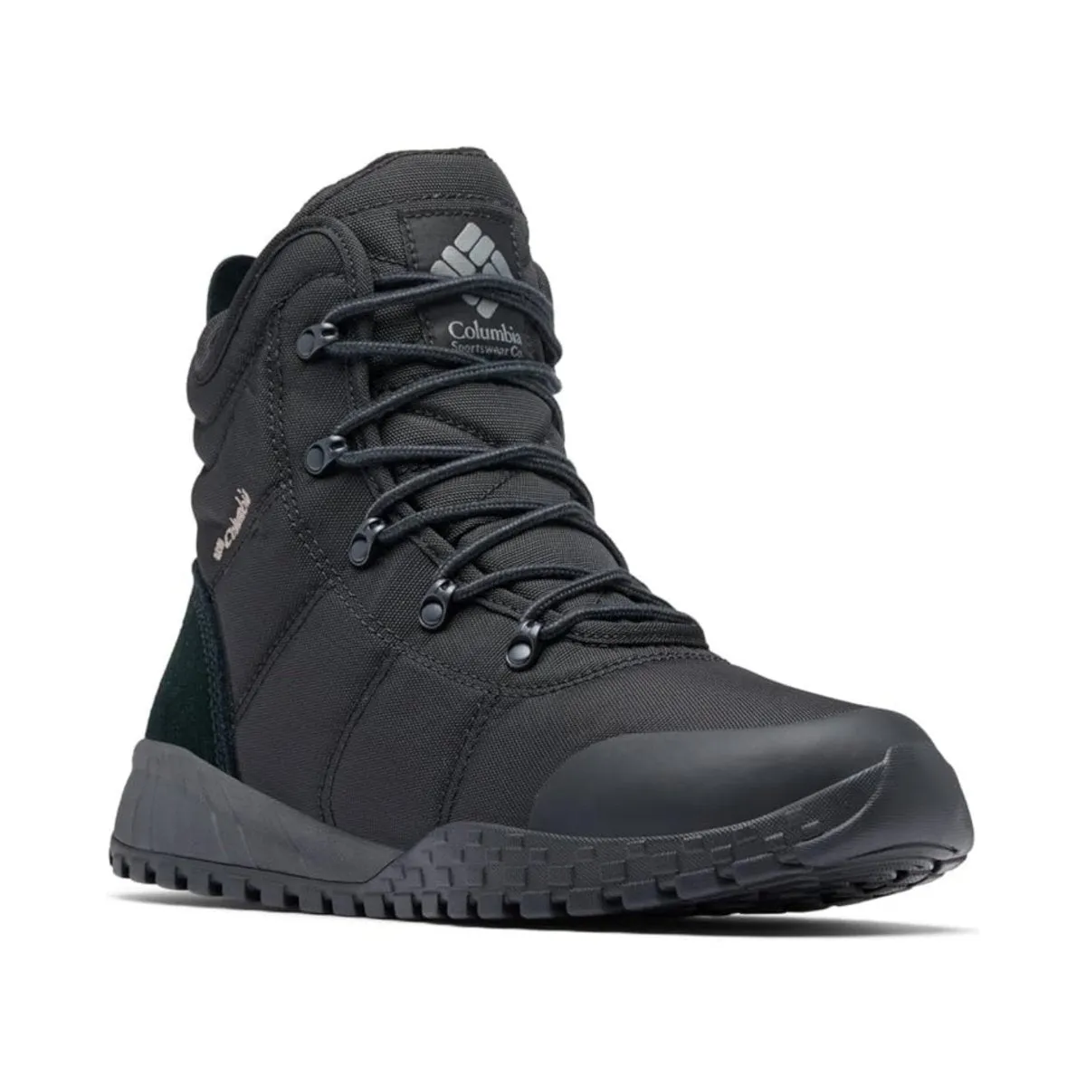 Columbia Men's Fairbanks Omni-Heat Black/Titanium II Waterproof Brown Earth Flexible Frame Trail Exploration