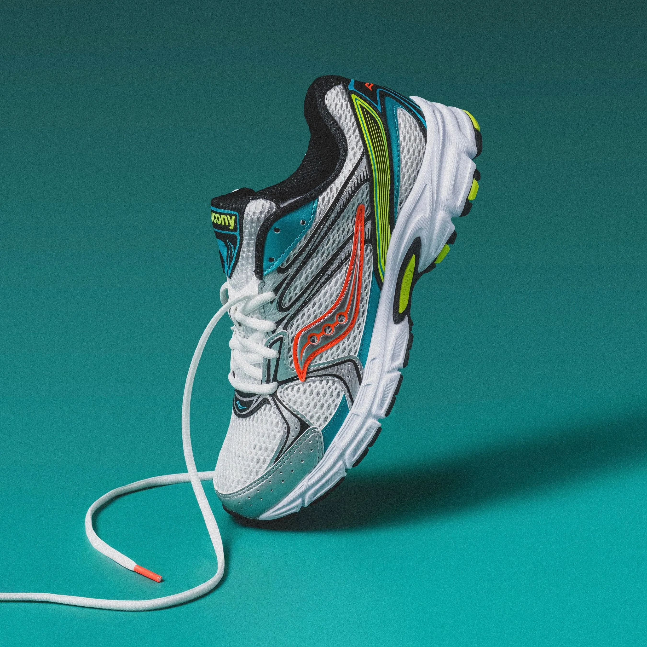 Smart stability MENS Saucony |Ride Millennium (White/Mutant)