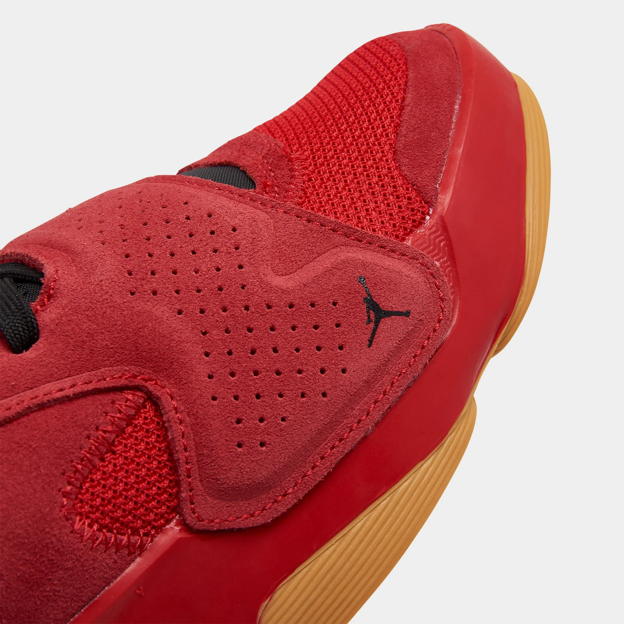 Jordan Zion 2 University Red / Black - Bright Crimson Comfortable Collar Modular Traction Grid