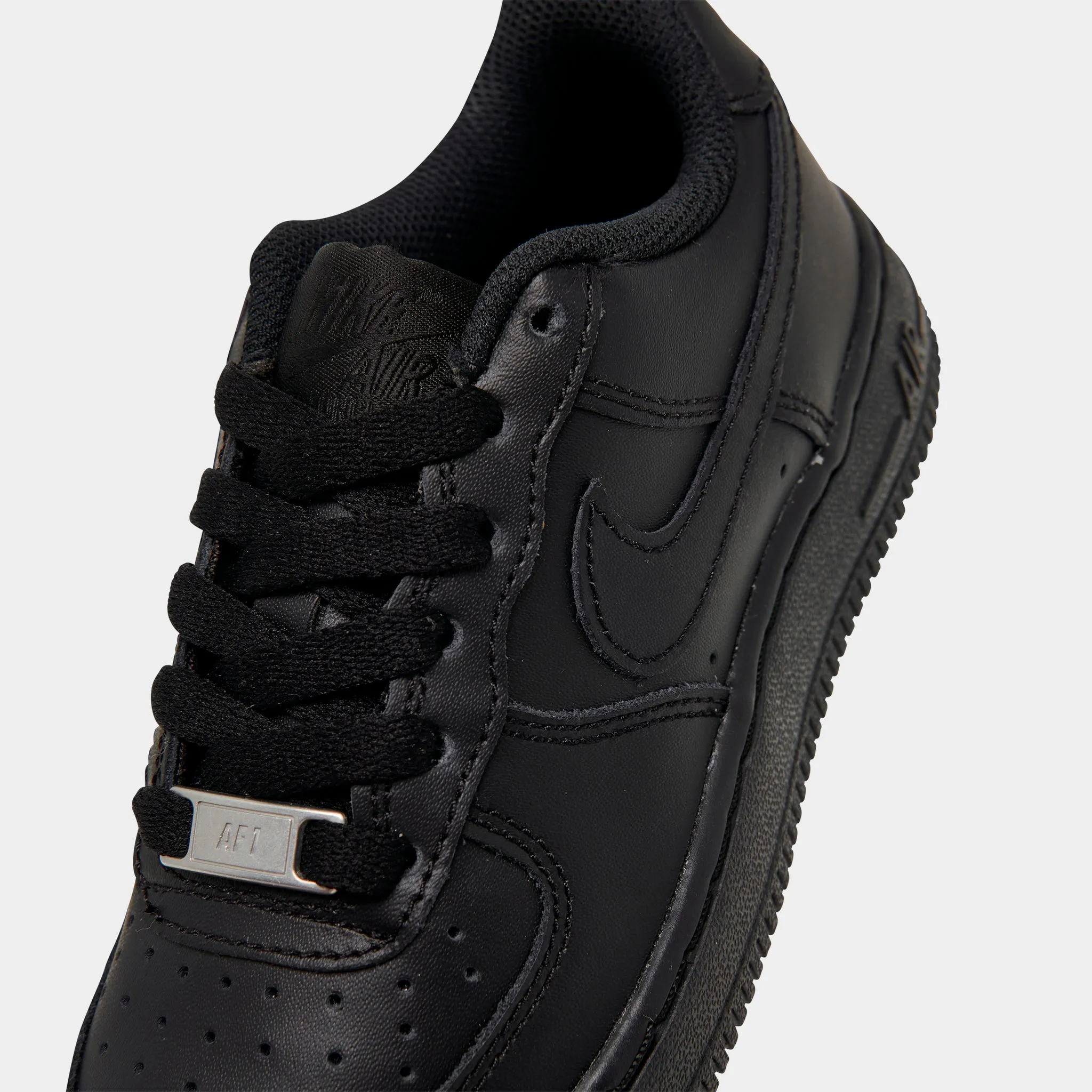 Synthetic Overlay Reinforcement Nike Air Force 1 LE GS Black / Black - Black