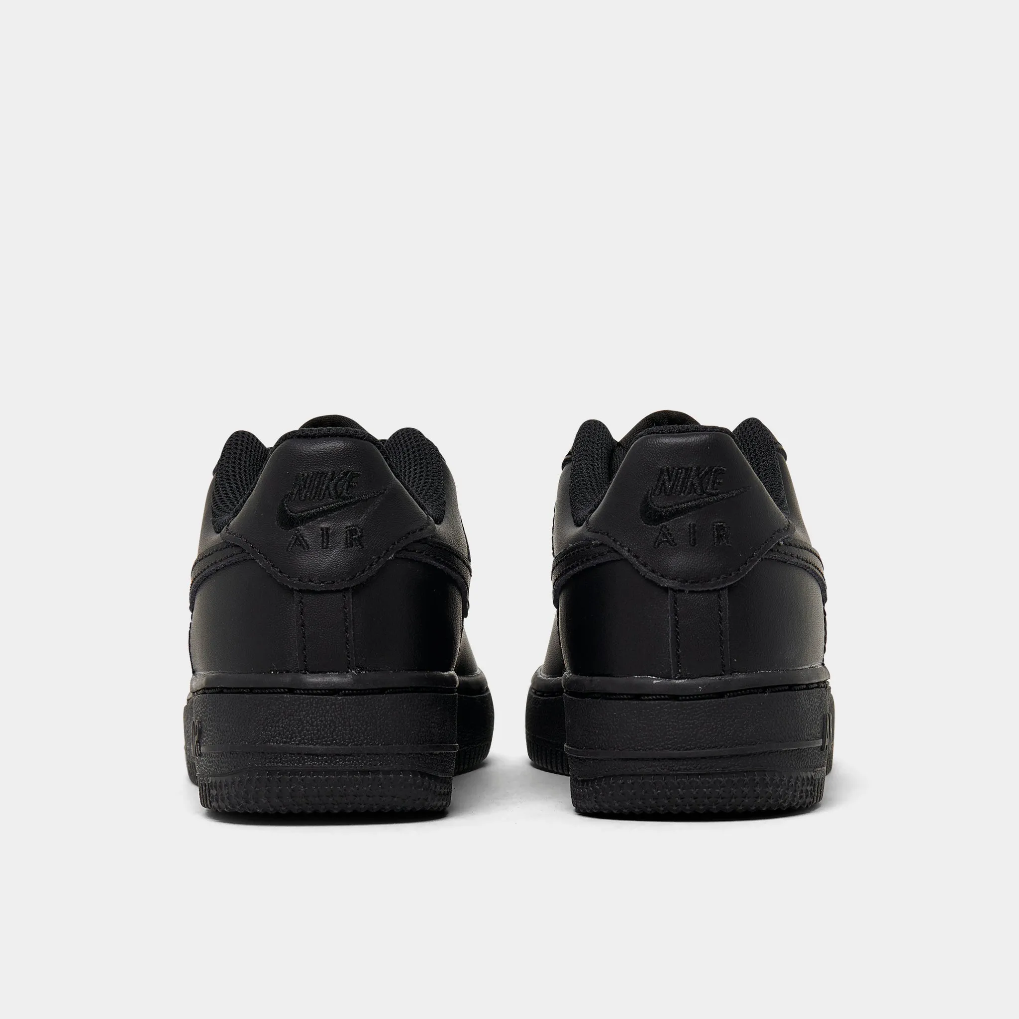 Cushioned heel Platform Sole Nike Air Force 1 LE GS Black / Black - Black