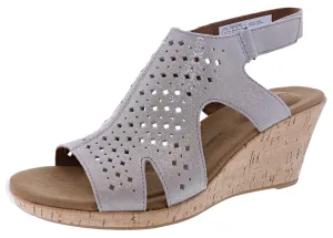Rockport Women's Briah Hood Sling Wedge Contoured Footbed Outdoor Comfort