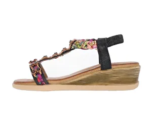 Patrizia Women's Zuri T-Strap Slide Sandals Beach Mode