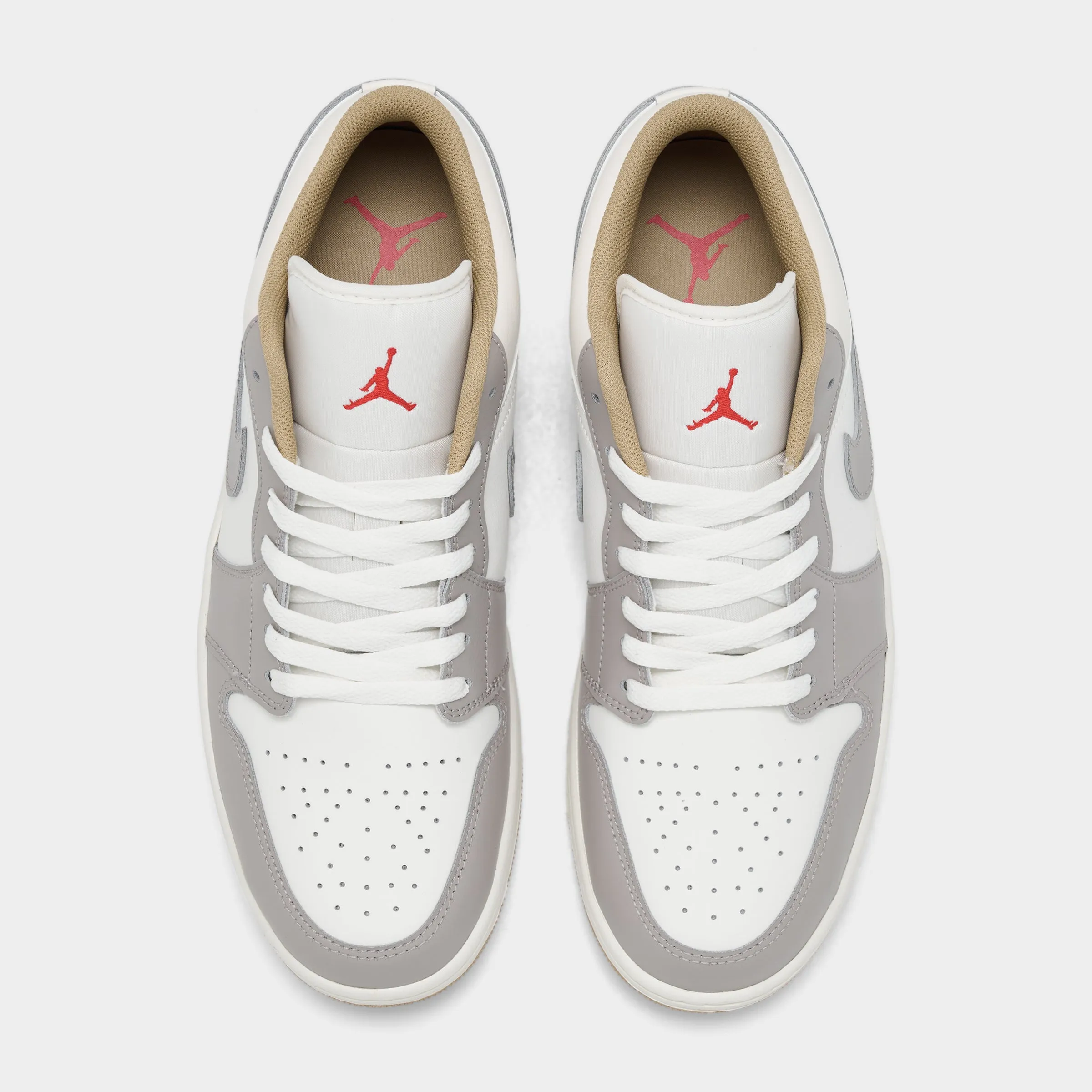 Jordan 1 Low Sail/Fire Red-College Grey Flexible Arch Structure Motion Transfer Base