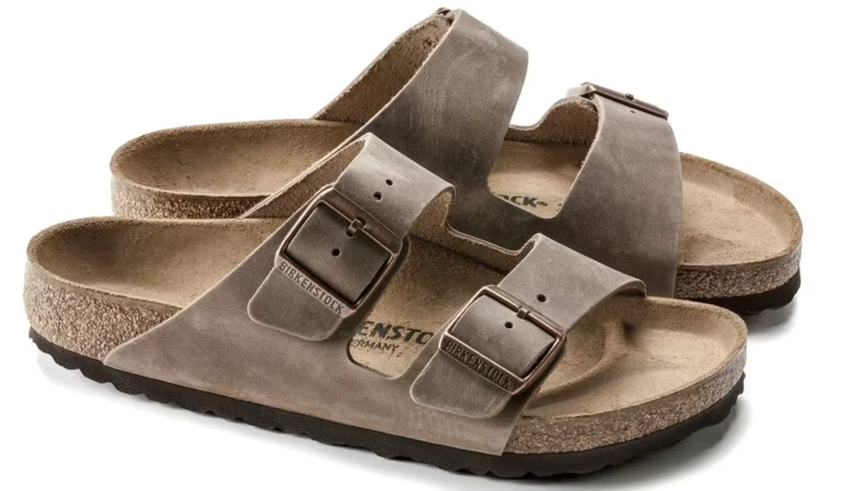Non toxic Durable Footwear Design Birkenstock Tobacco Brown Sandal - 0352201