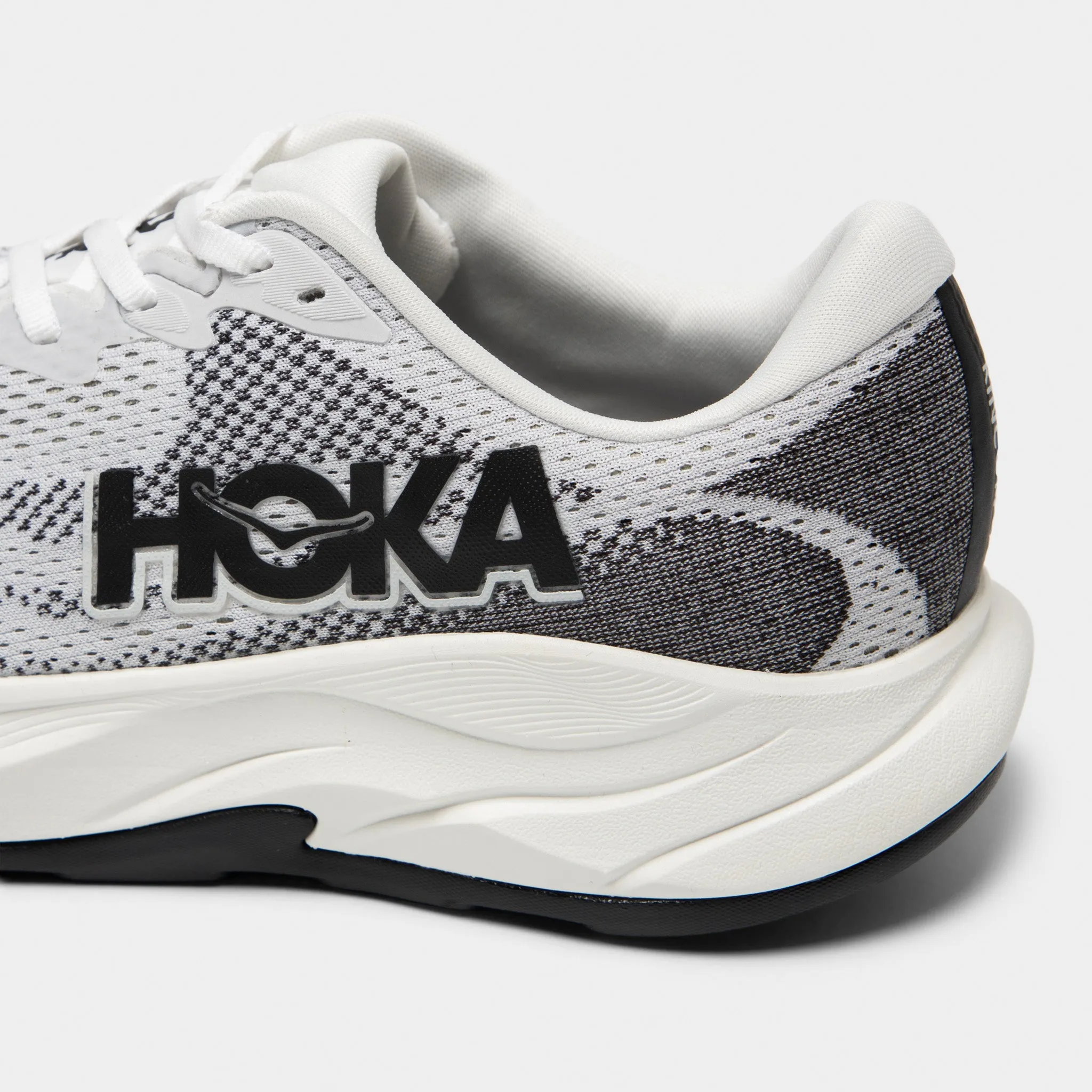 bootie - style design shoes Hoka Rincon 4 White / Black