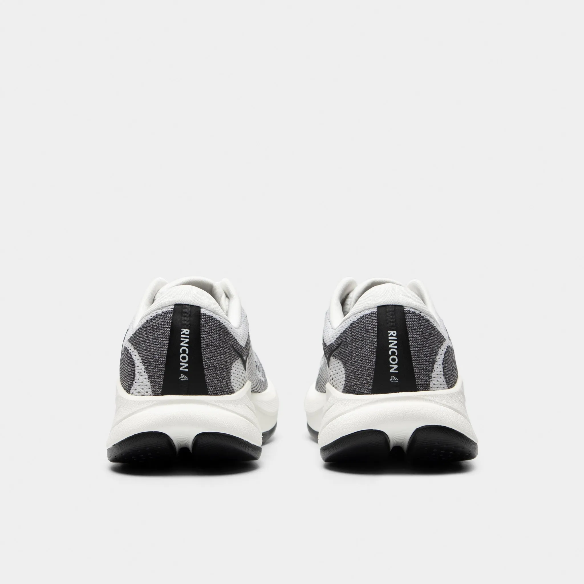 Hoka Rincon 4 White / Black mud shoes