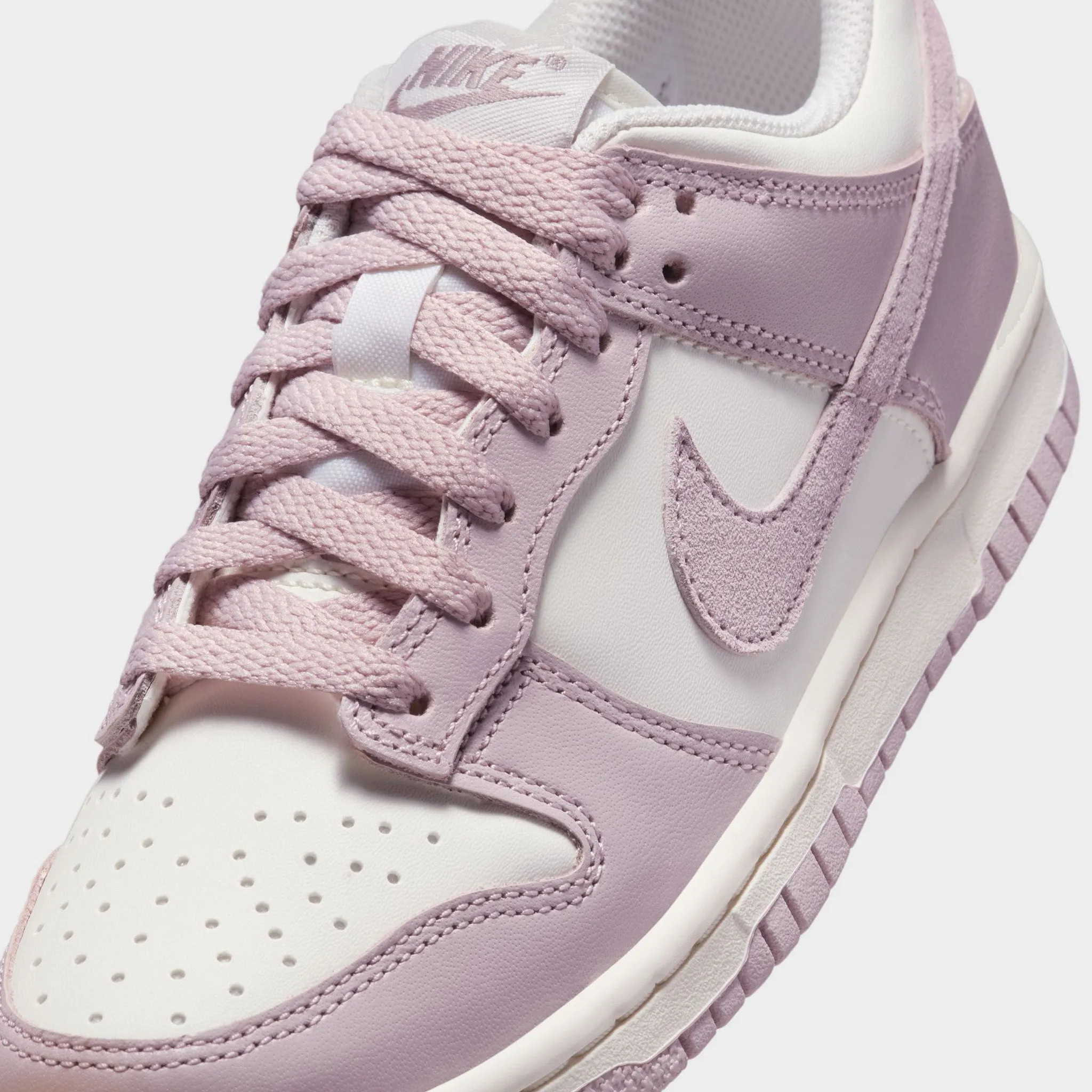 Micro Groove Flex Points SoftCushion Nike Dunk Low GS Sail / Particle Rose - Enigma Stone