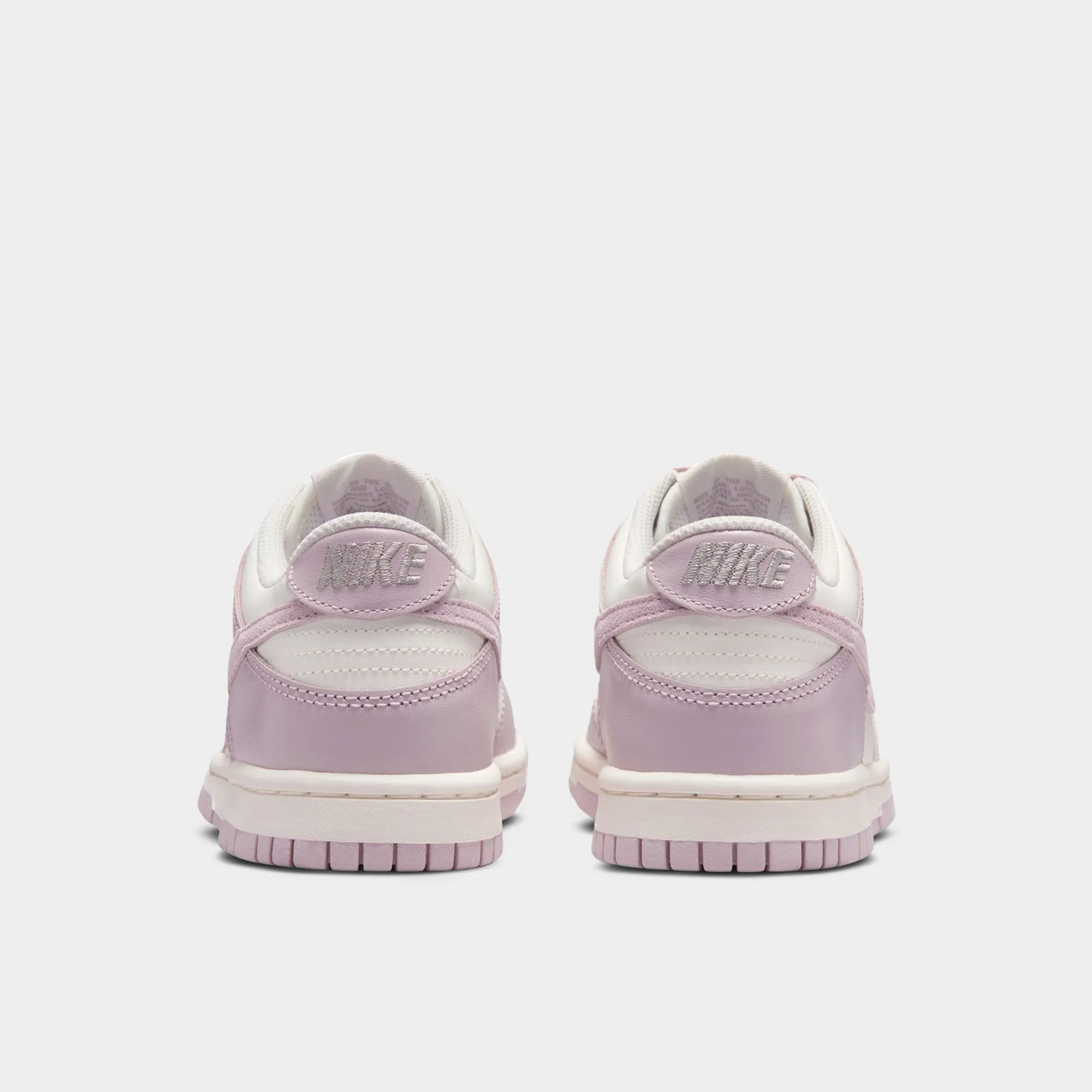 Abrasion Resistant Stitching Ankle Stabilization Tech Nike Dunk Low GS Sail / Particle Rose - Enigma Stone